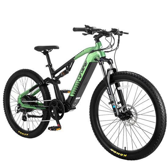 Vélo électrique tout suspendu Cyrusher Flex, batterie LG 48 V 15 Ah
