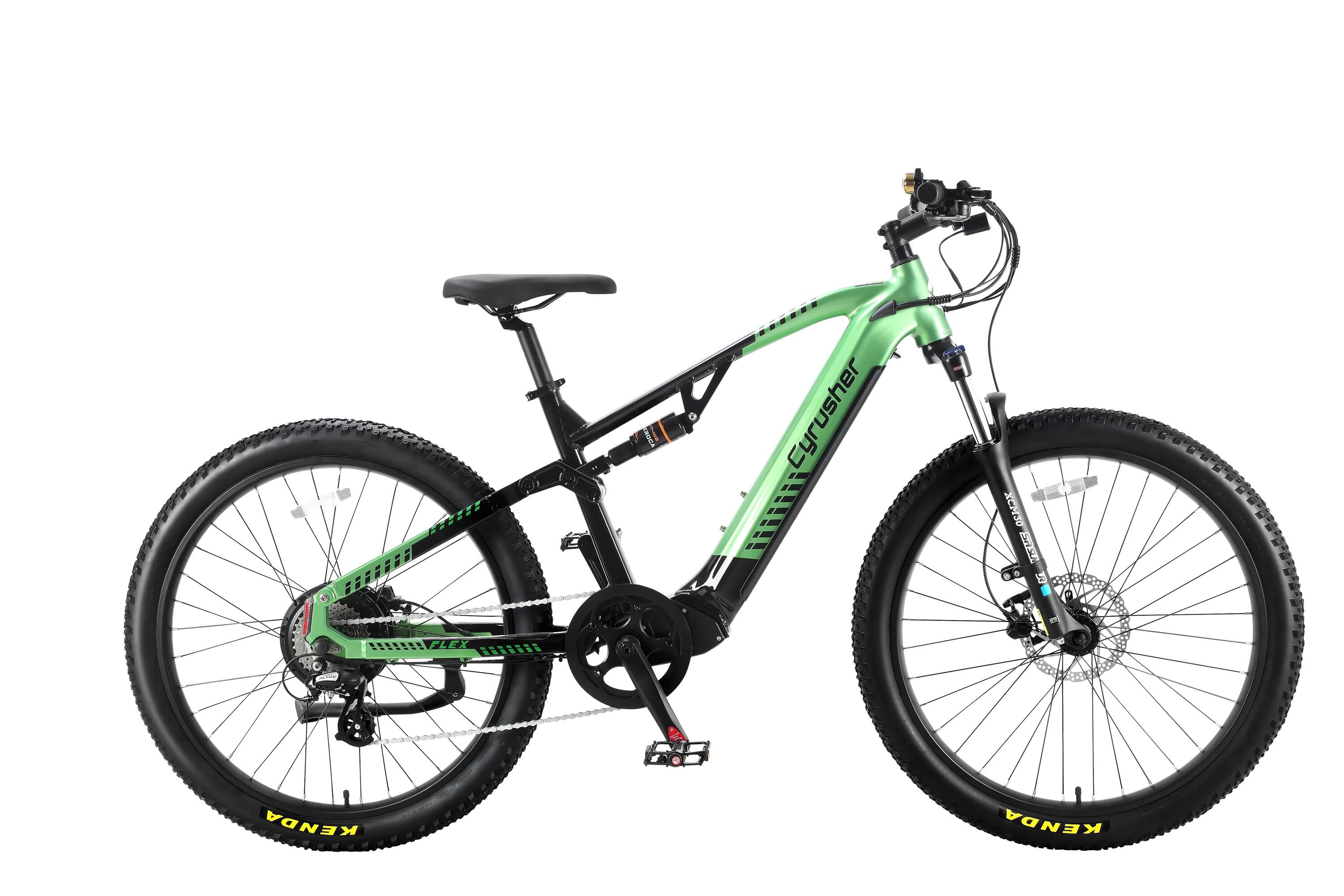 Bicicletta elettrica Cyrusher Flex Full Suspension, 48V 15Ah LG 2/3