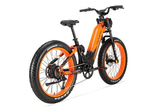 Vélo électrique tout-suspendu Cyrusher Trax 2.0 avec batterie 52 V 20 Ah