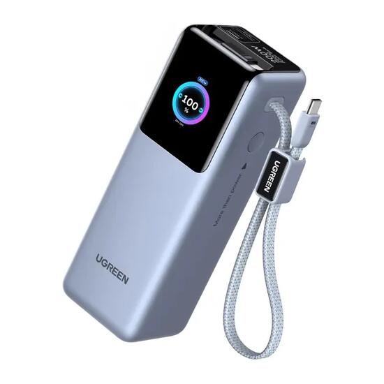 Powerbank 25000mAh Ugreen PB728 Nexode Pro, USB + USB-C, 200W (szary)