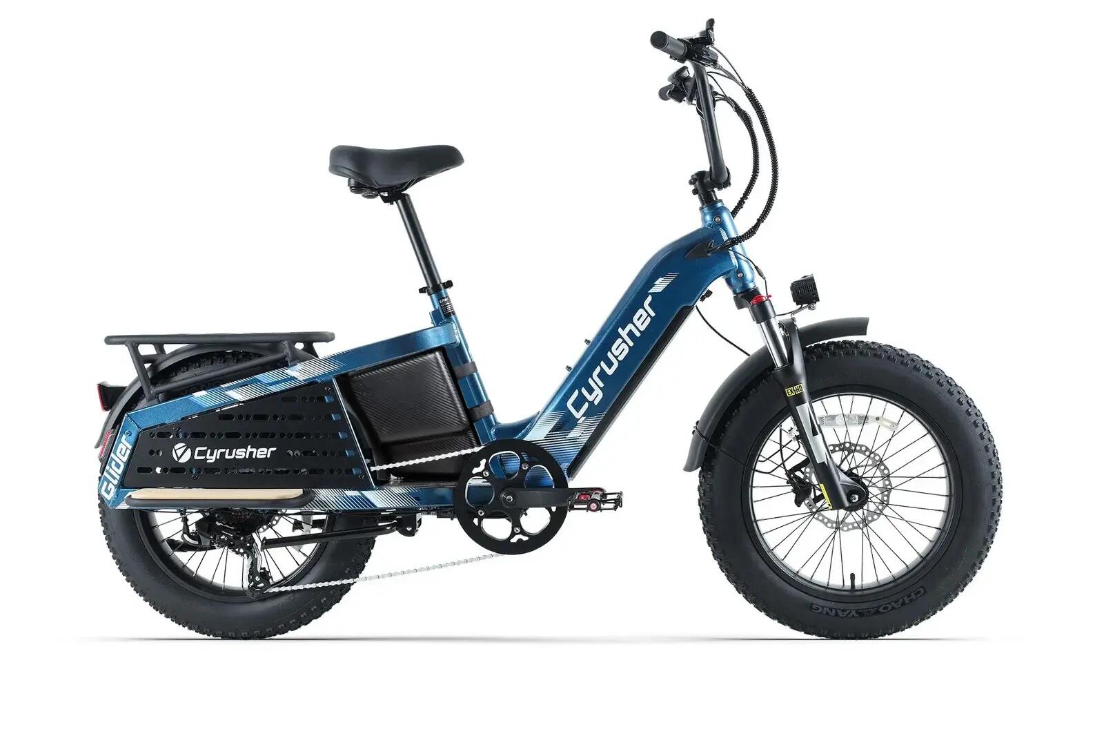 Vélo cargo électrique Cyrusher Glider avec batterie 52V 15,6AH 2/5