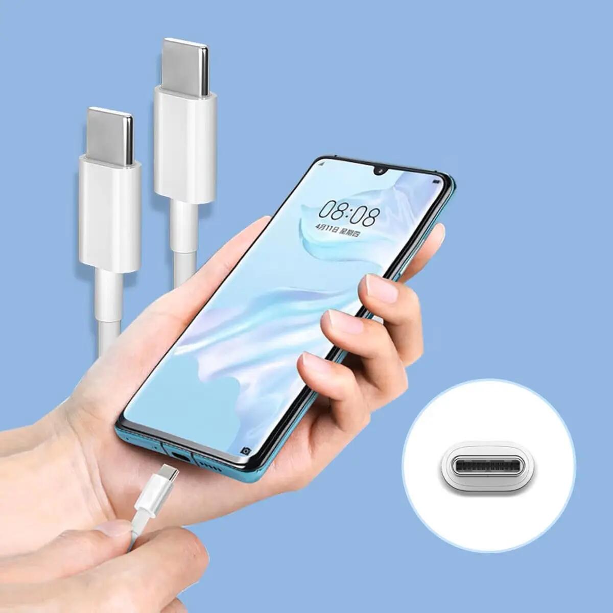 Câble USB-C vers USB-C, câble de charge rapide 60 W de type C, 1 m 5/5