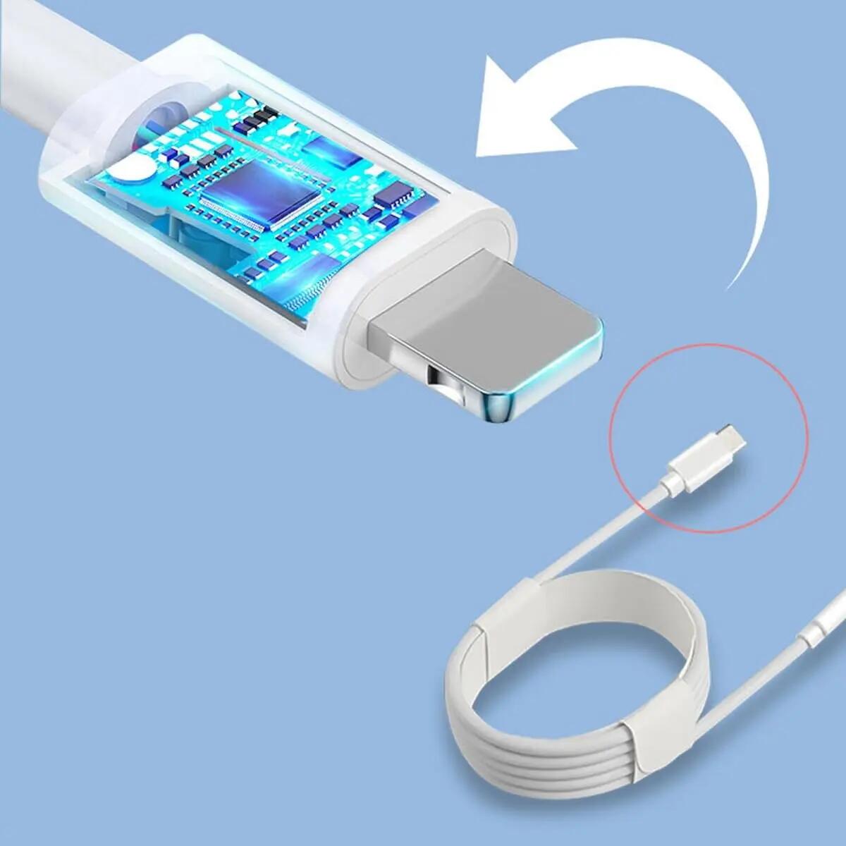 Câble USB-C vers USB-C, câble de charge rapide 60 W de type C, 1 m 4/5