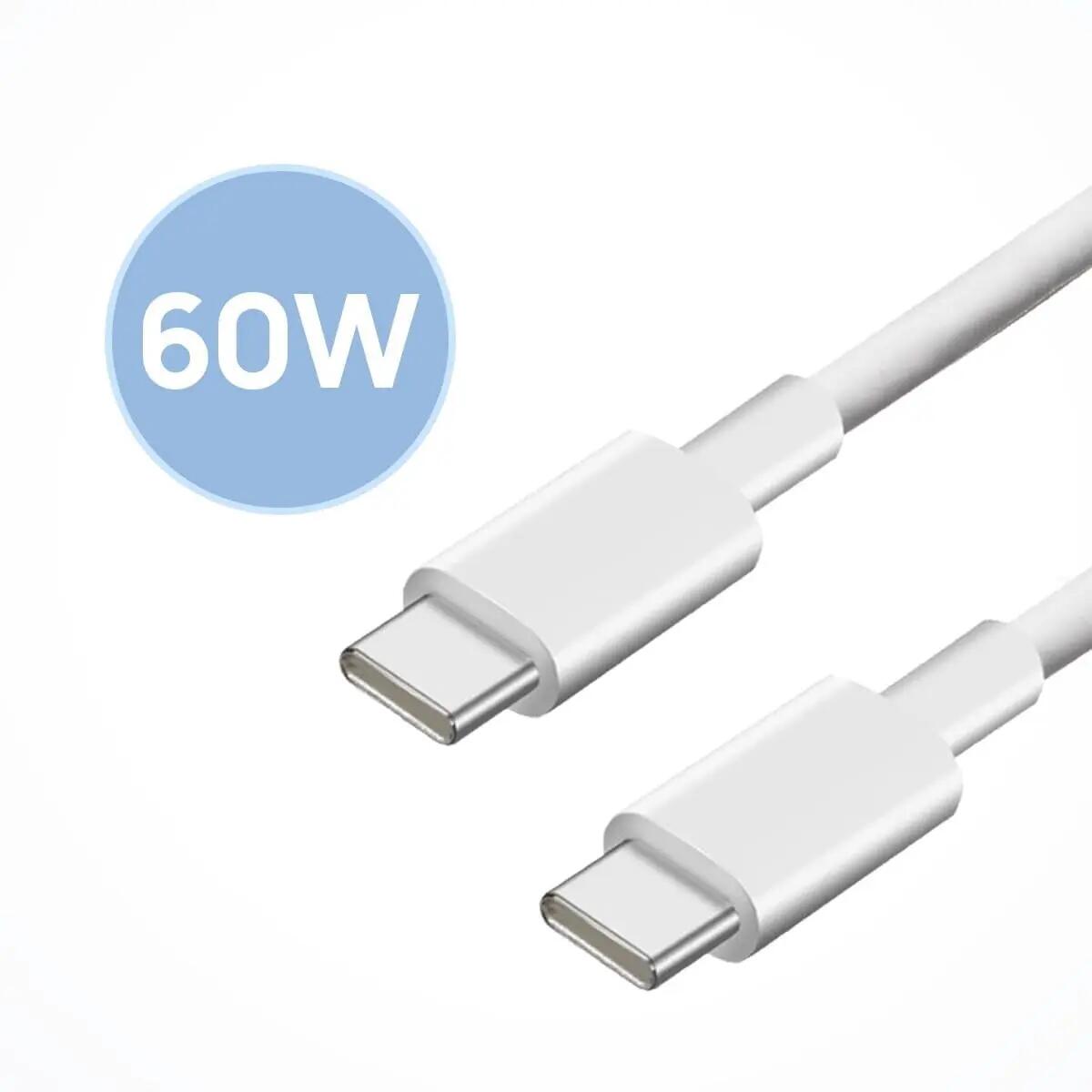Câble USB-C vers USB-C, câble de charge rapide 60 W de type C, 1 m 3/5
