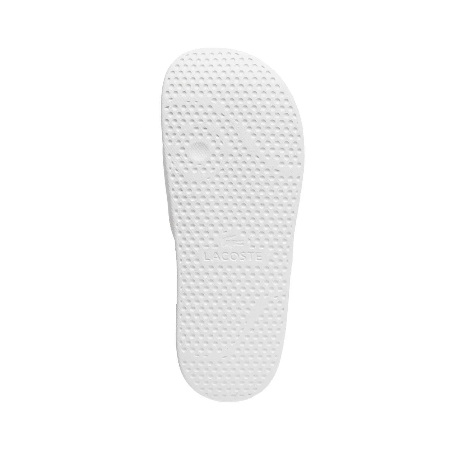 Ciabatte Lacoste Serve Slide 0.0 Bianco 5/7