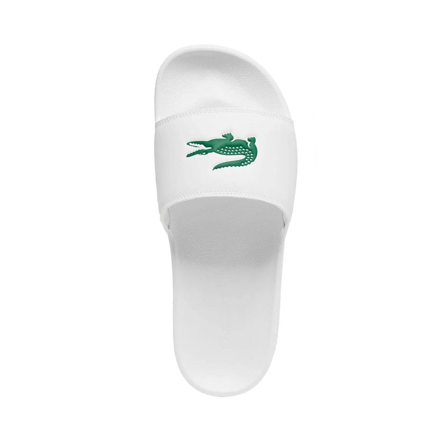 Ciabatte Lacoste Serve Slide 0.0 Bianco 4/7