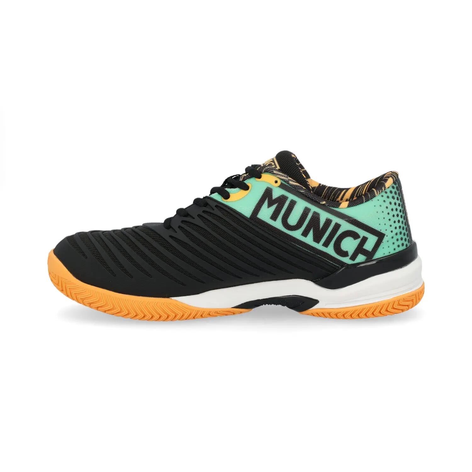 MUNICH PADX PADEL 61 Zapatillas de Pádel Negro y Turquesa 4/6