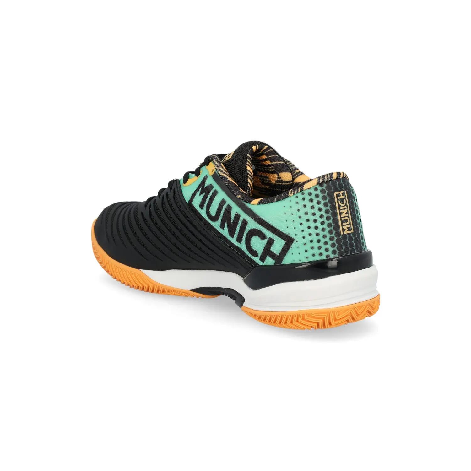 MUNICH PADX PADEL 61 Zapatillas de Pádel Negro y Turquesa 3/6