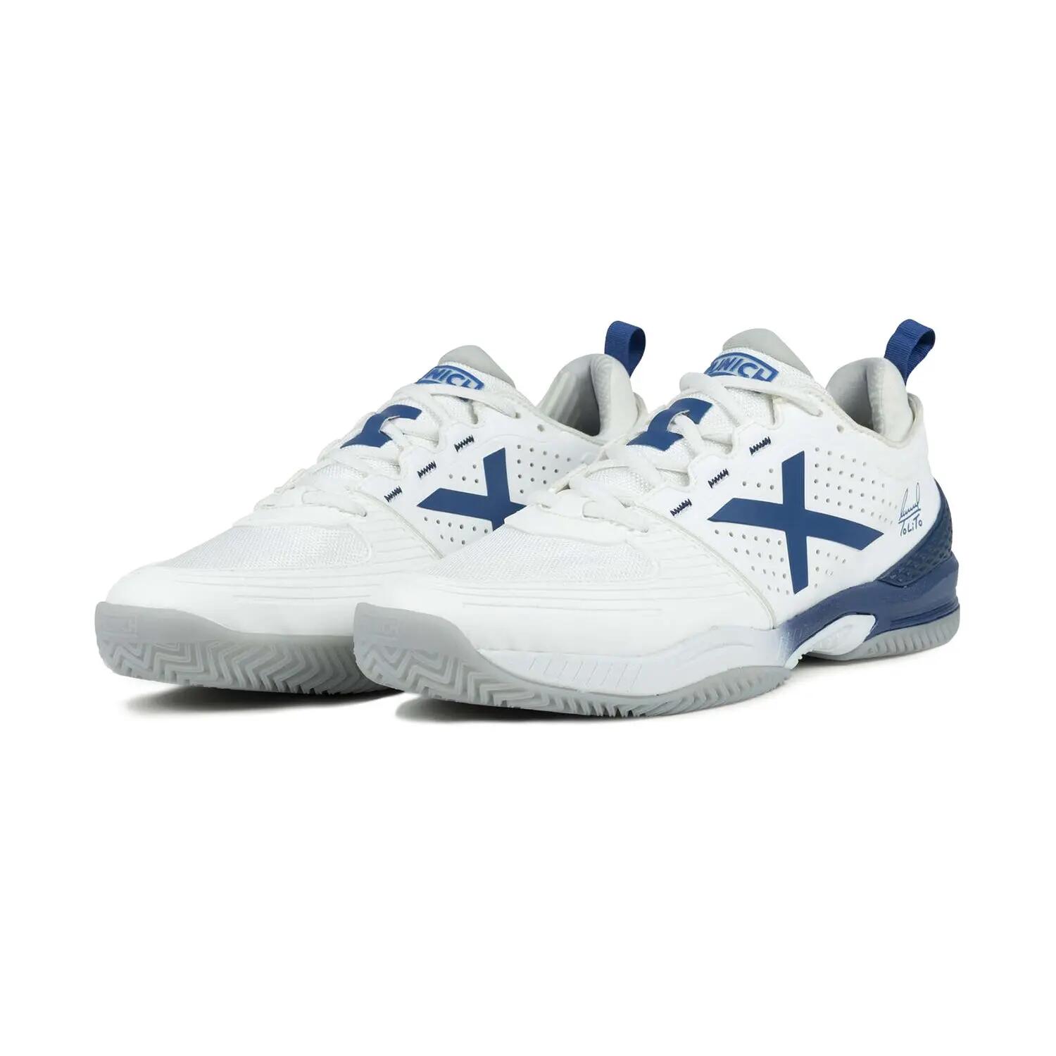 Zapatillas Munich Tolito Atomik 52 Blanco Azul 2/6