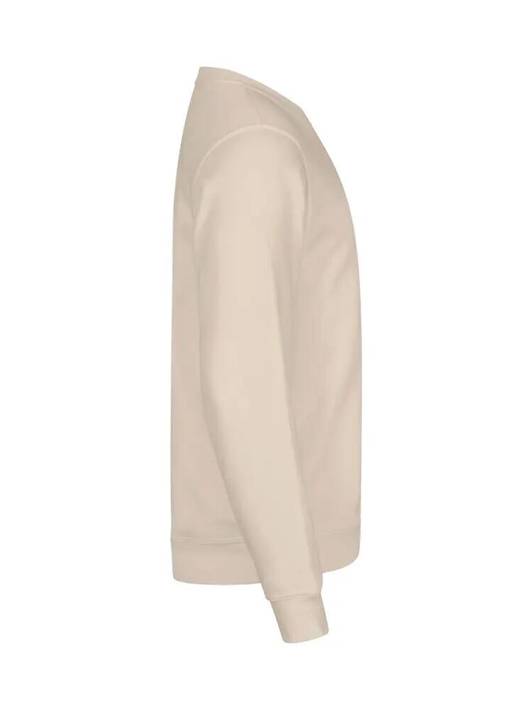 clique Basic Roundneck sweat-shirt col rond unisexe, tissu anti-boulochage – 4/4