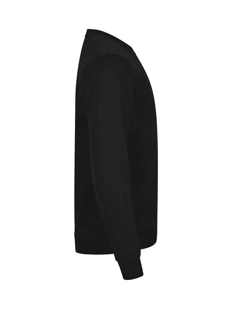 clique Basic Roundneck sudadera unisex, tejido anti-pilling – black 4/4