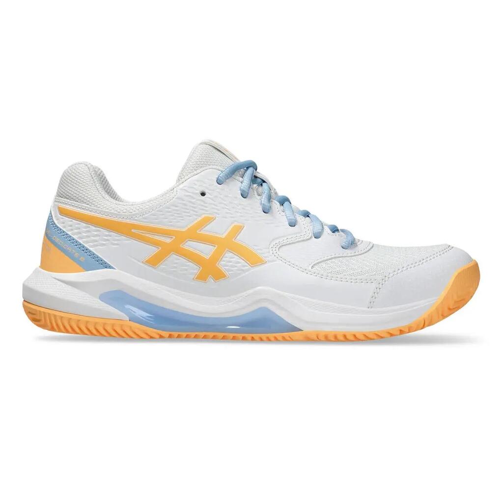 Asics Gel-dedicate 8 Pádel Blanco Naranja Mujer 1042a241
