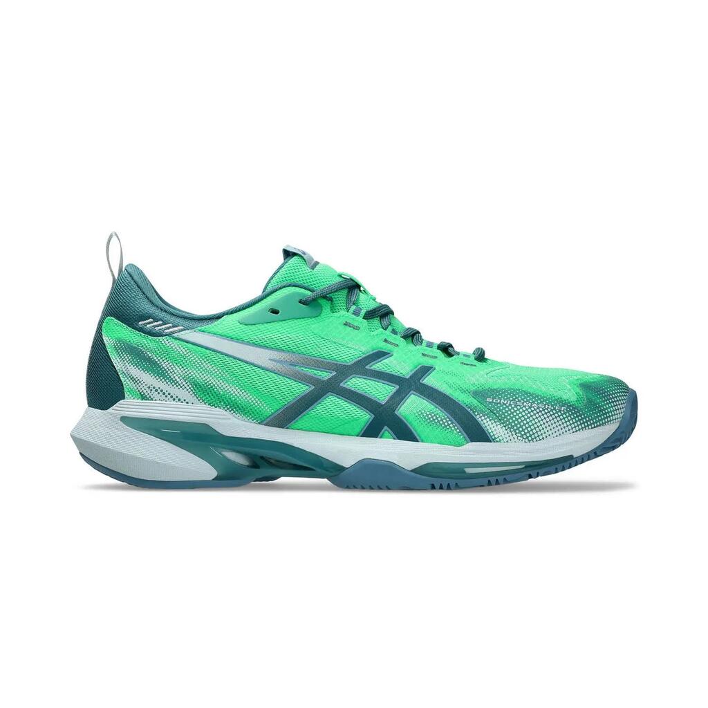 Men's Asics Sonicsmash FF Green sports shoes.