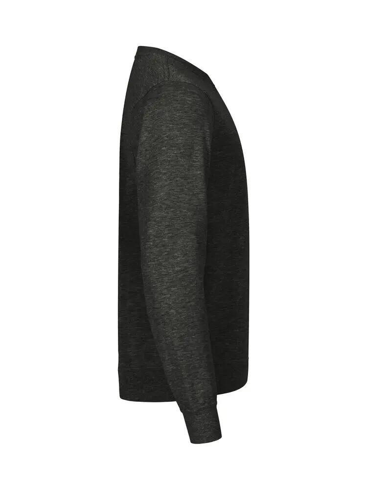 clique Basic Roundneck sudadera unisex – tejido suave anti-pilling – Anthracite 3/4