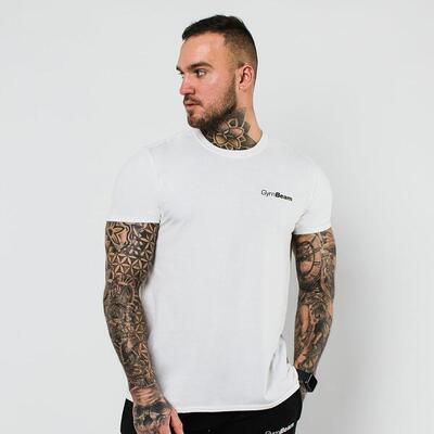 Uomo t-shirt cotone rossa Basic