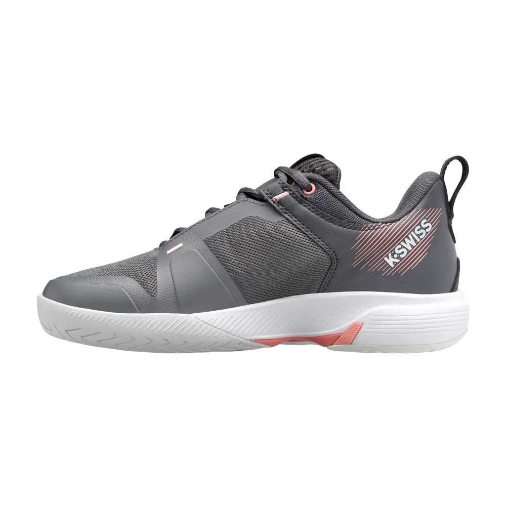 Kswiss Ultrashot Team All Court Gris Negro Mujer 97395050 3/5