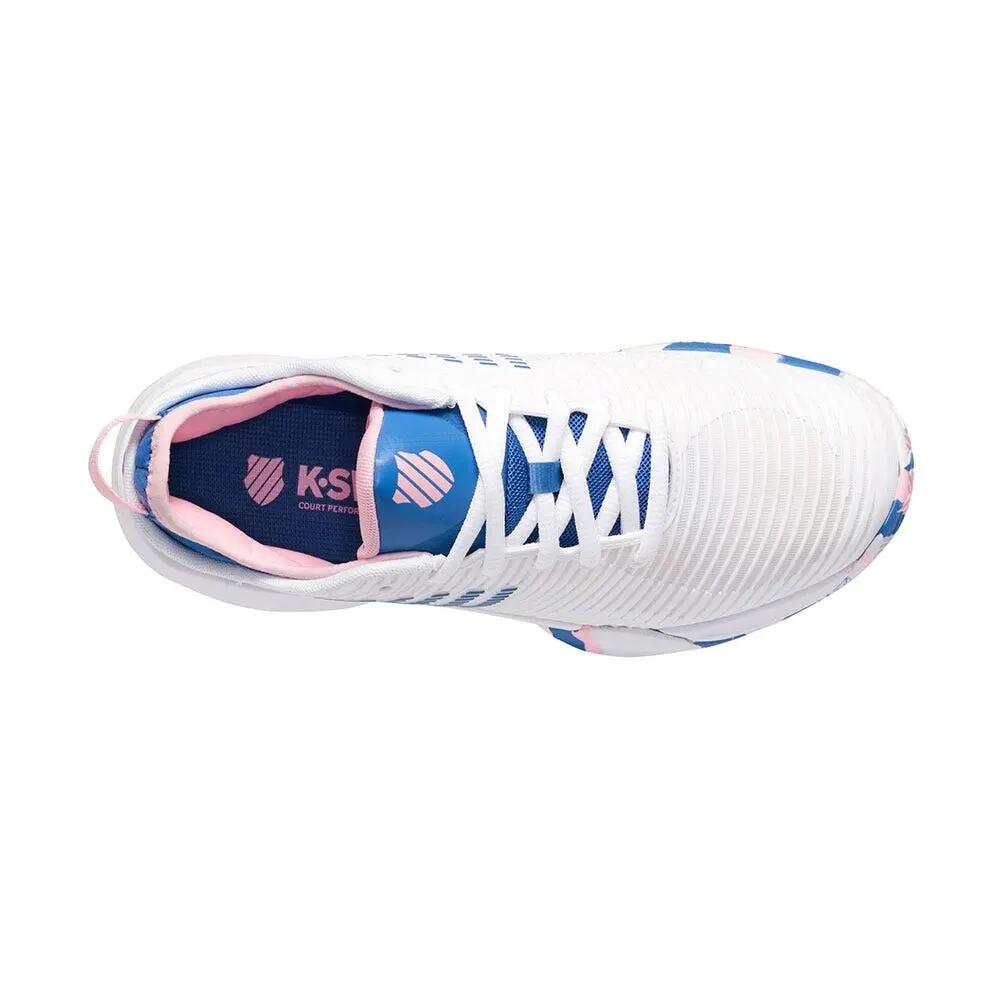 Kswiss Hypercourt Supreme Hb Blanc Bleu Woman 96617969 3/5