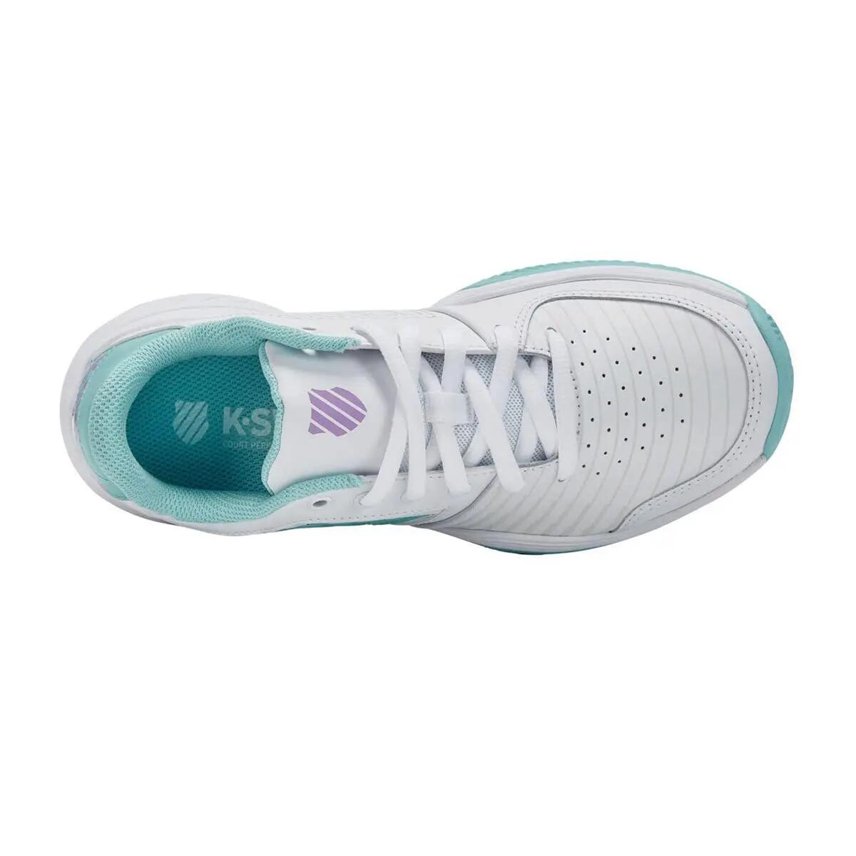 Kswiss Court Express Hb Blanco Azul Mujer 96750117 3/5