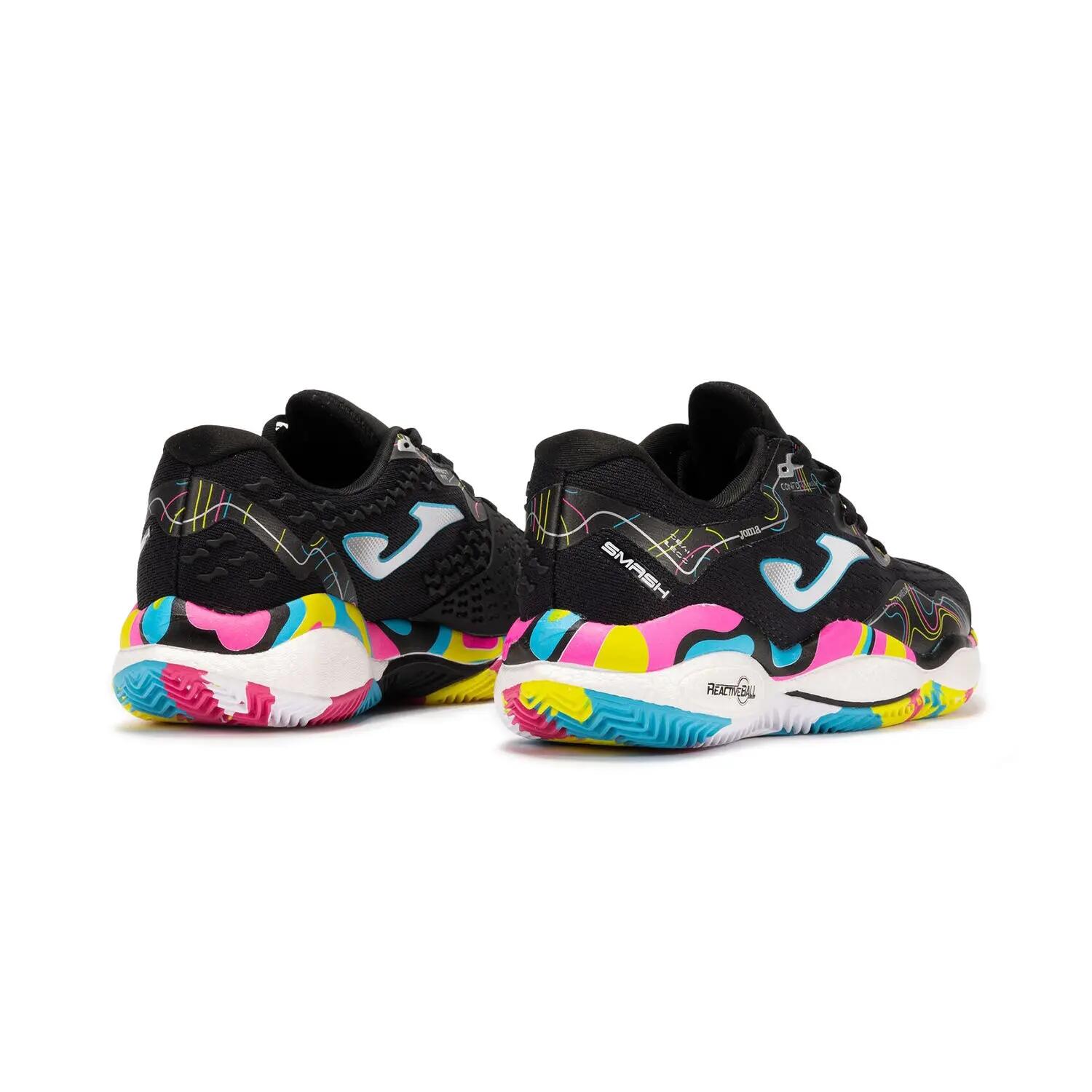 Sapatilhas Joma Smash Preto Multicolor Tsmas2591c 3/5