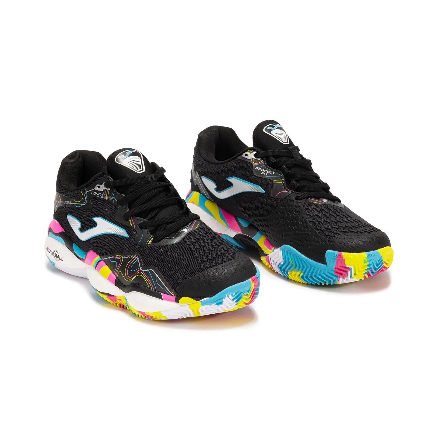 Sapatilhas Joma Smash Preto Multicolor Tsmas2591c 2/5