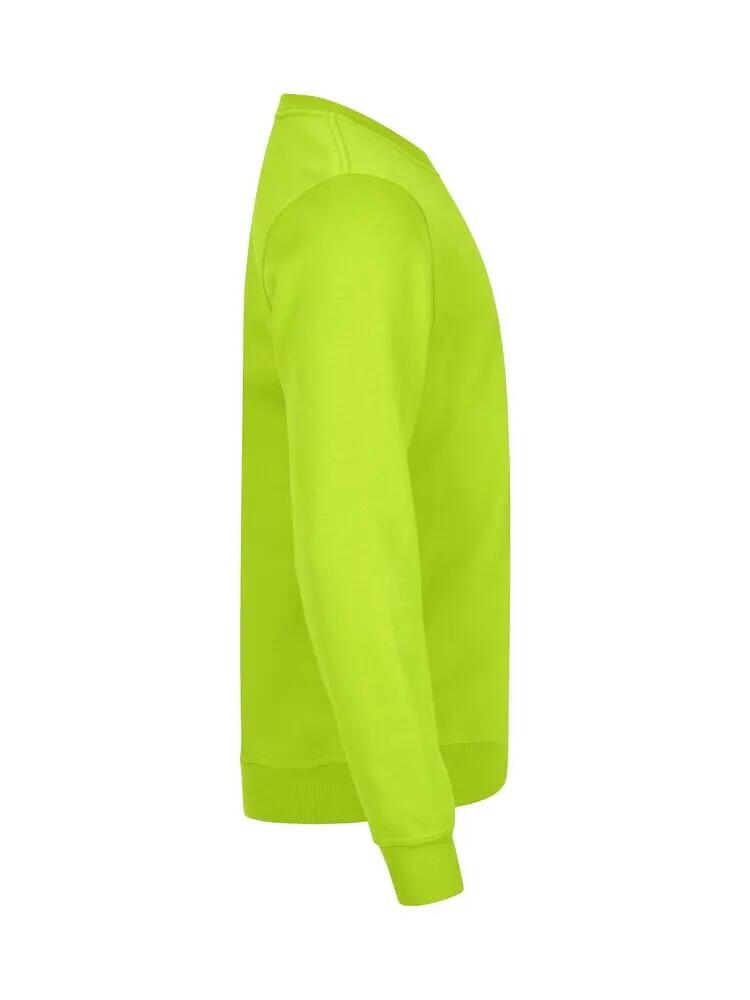 clique Basic Roundneck sweat-shirt unisexe, tissu anti-boulochage – visibility 4/4