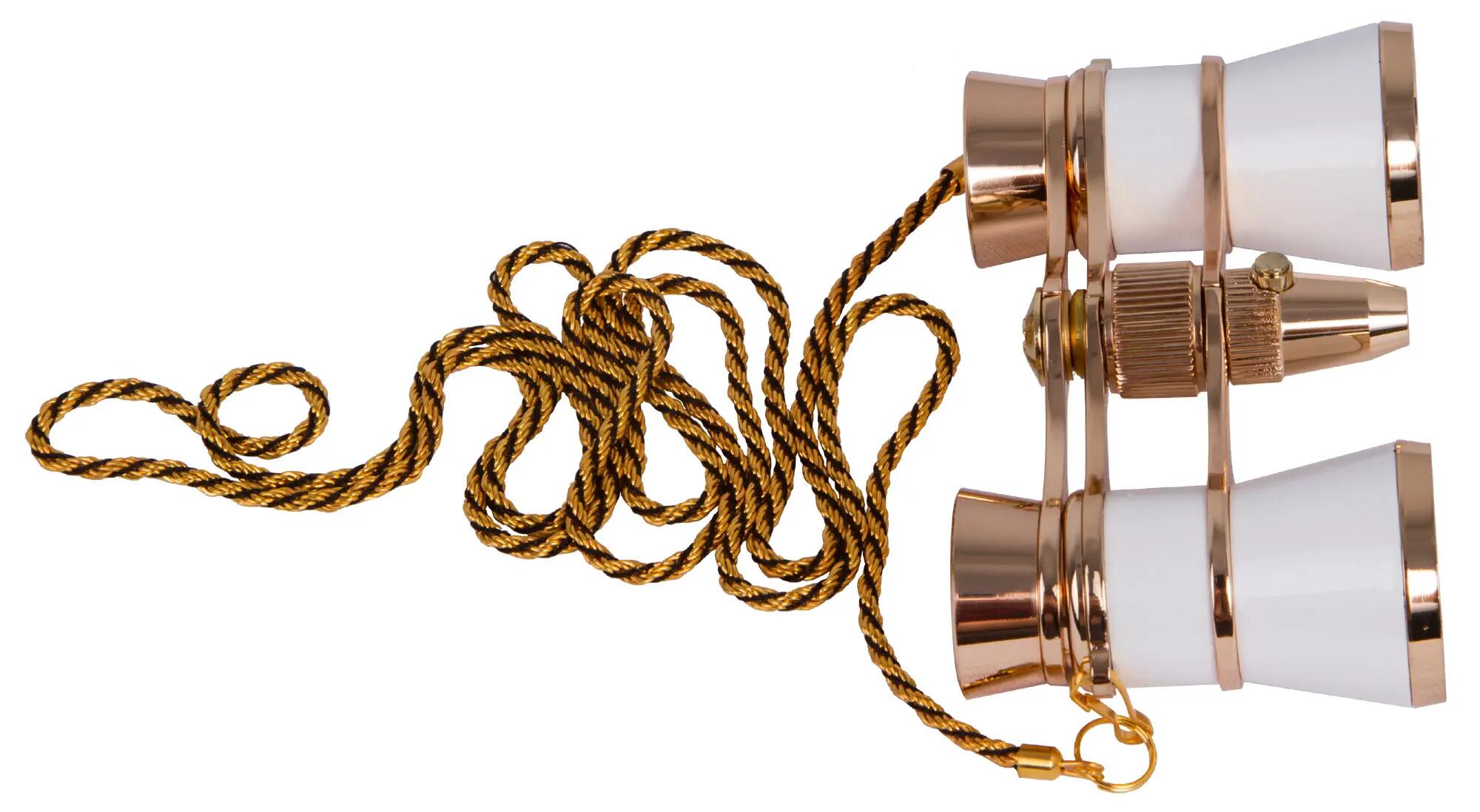 Binocolo da teatro Levenhuk Broadway 325F (con luce LED e cordoncino da collo) 8/15