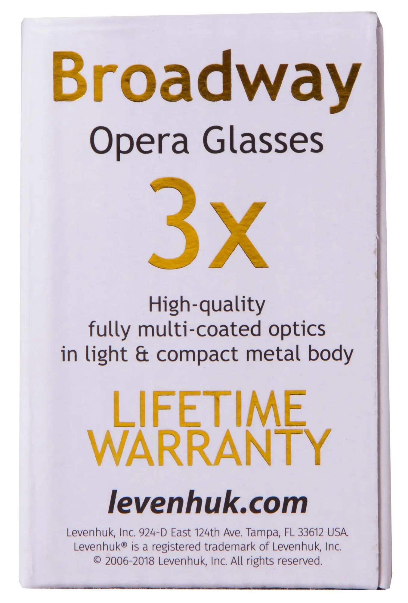 Levenhuk Broadway 325C Opernglas mit Kettchen 14/14