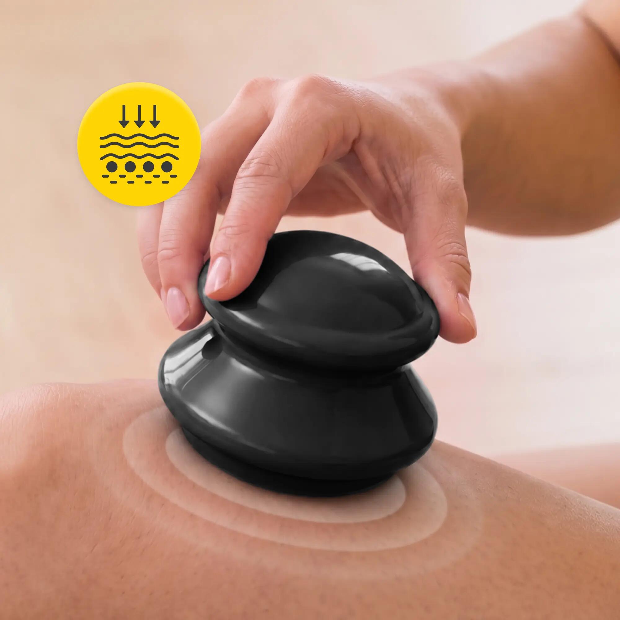 Cupping set rubber massage thuistherapie ontspanning 4st 4FIZJO PRO+ 8/15