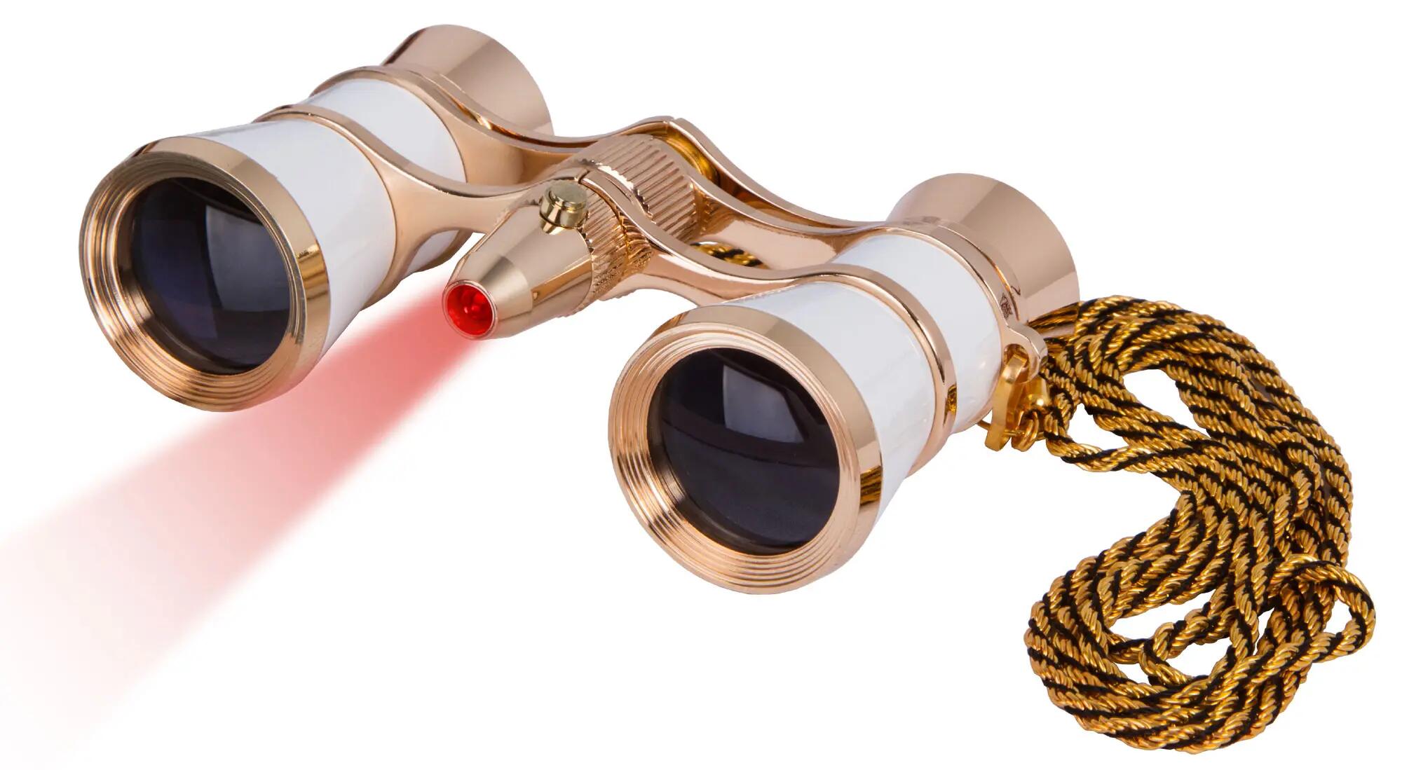 Binocolo da teatro Levenhuk Broadway 325F (con luce LED e cordoncino da collo) 13/15