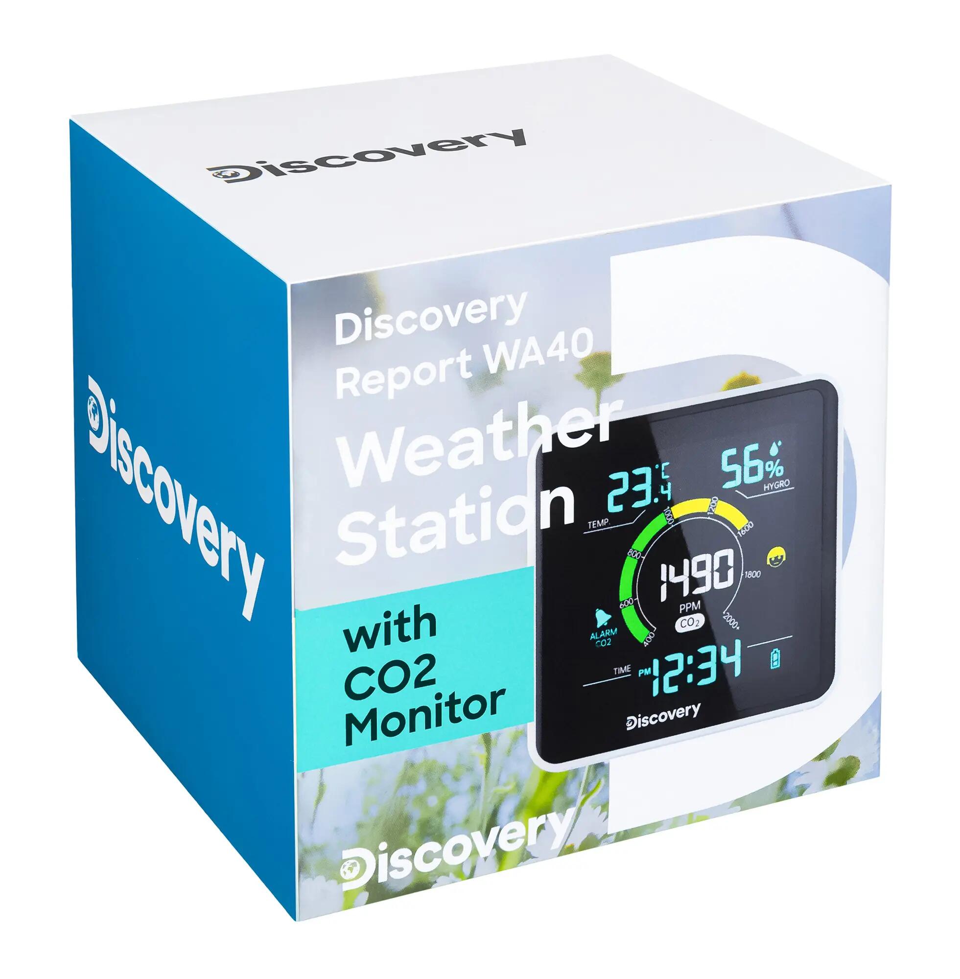 Estação Meteorológica com Monitor de CO2 Report WA40 Discovery 7/7
