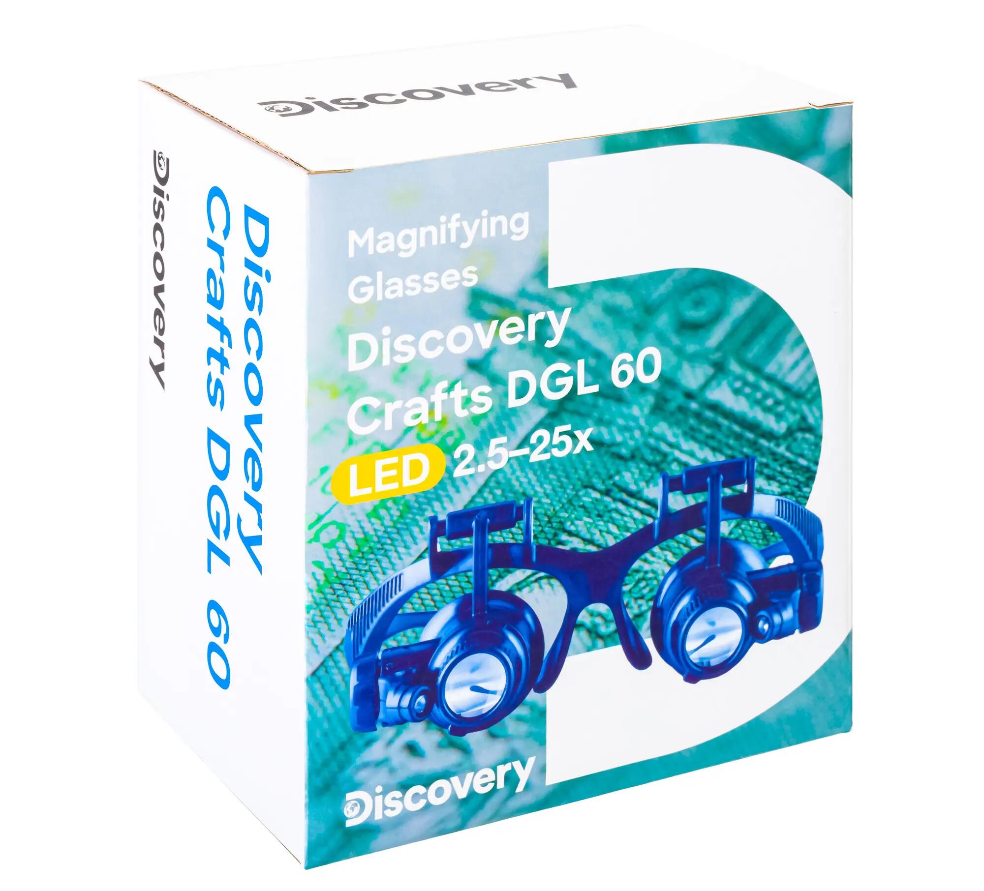 Gafas lupa Levenhuk Discovery Crafts DGL 60 12/12