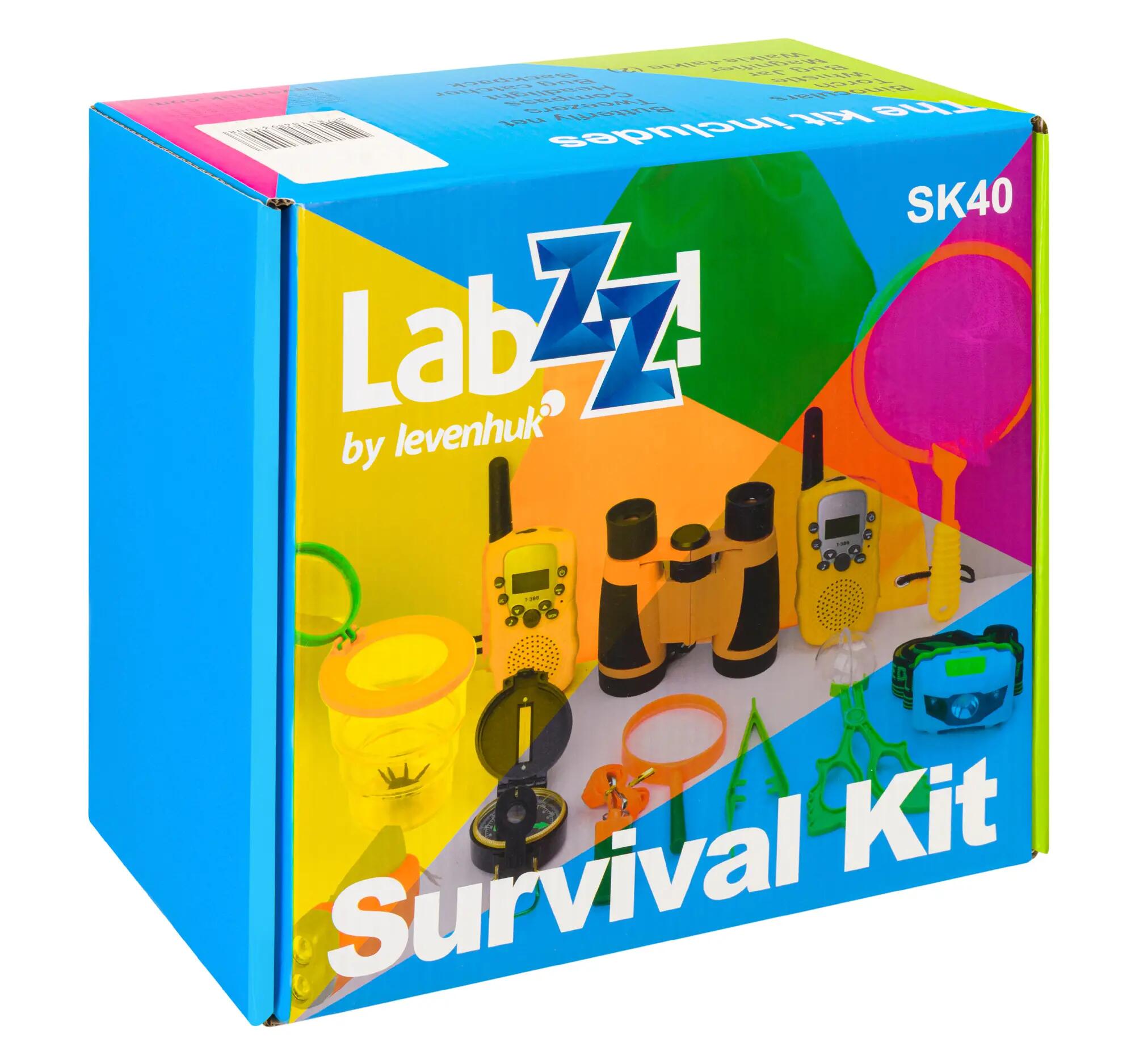 Kit de supervivencia Levenhuk LabZZ SK40 - exploración al aire libre - negro 15/15