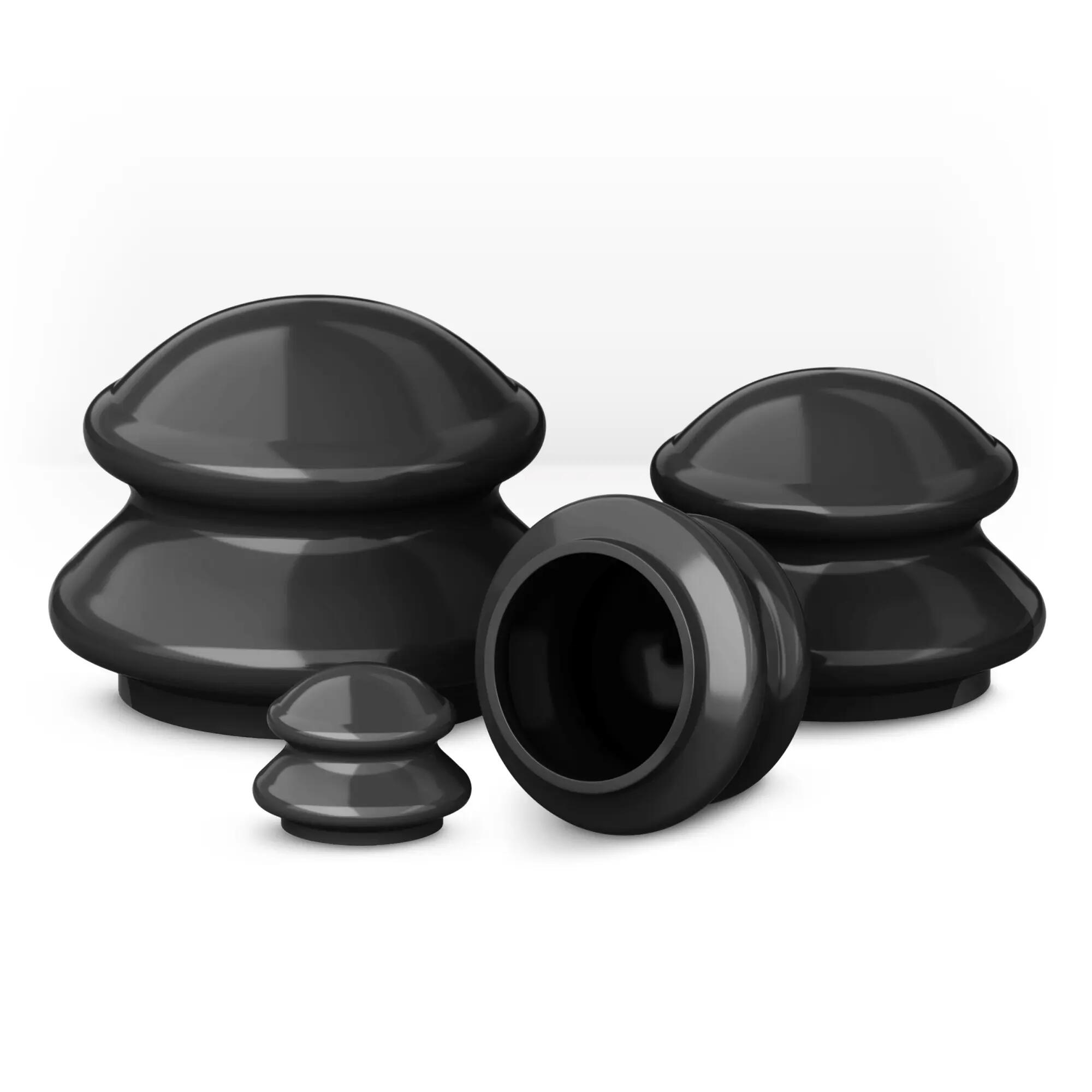 Cupping set rubber massage thuistherapie ontspanning 4st 4FIZJO PRO+ 15/15