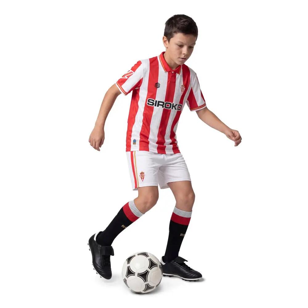 Camiseta jugador 1ª equipación oficial del Real Sporting de Gijón Niño Niño 3/7