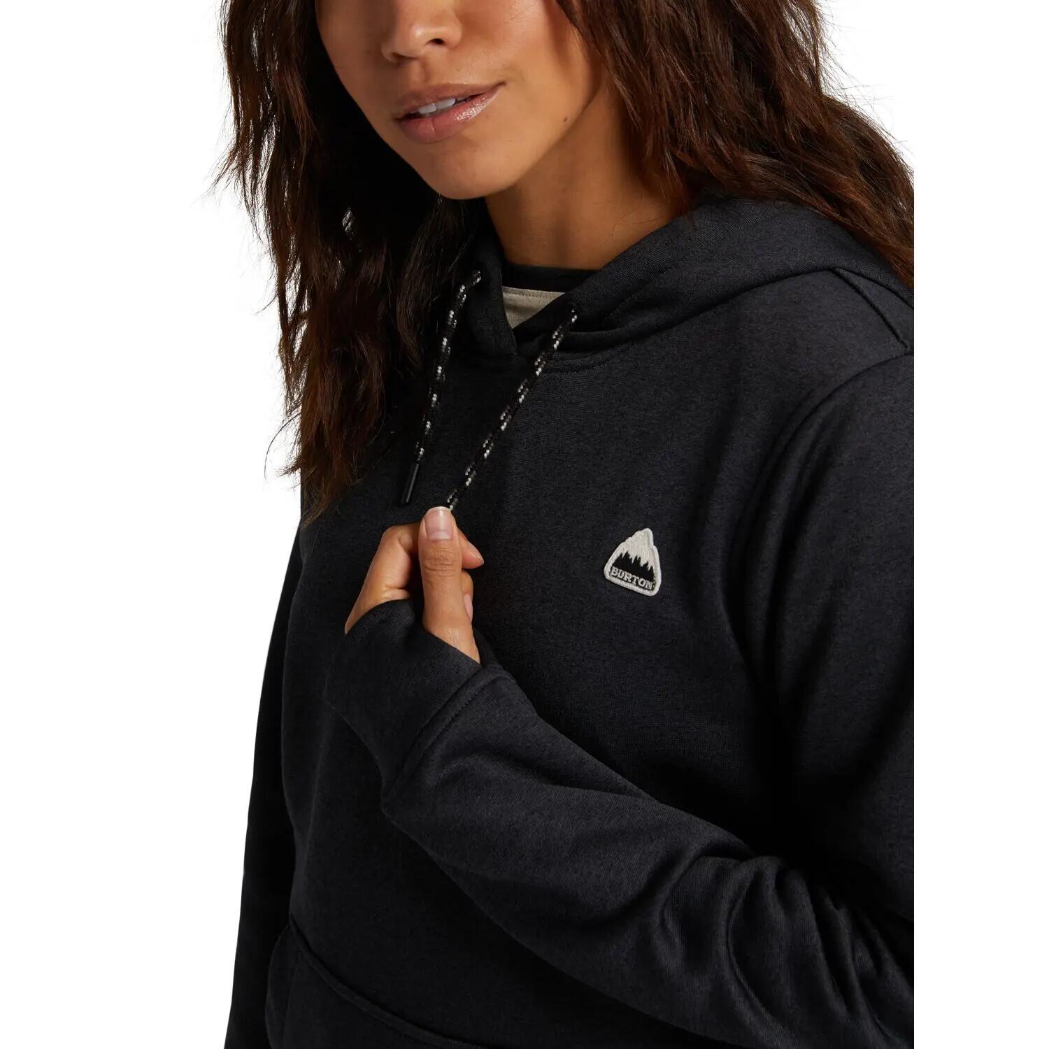 Sweat – snowboard – femme – à capuche – oak – noir 3/4