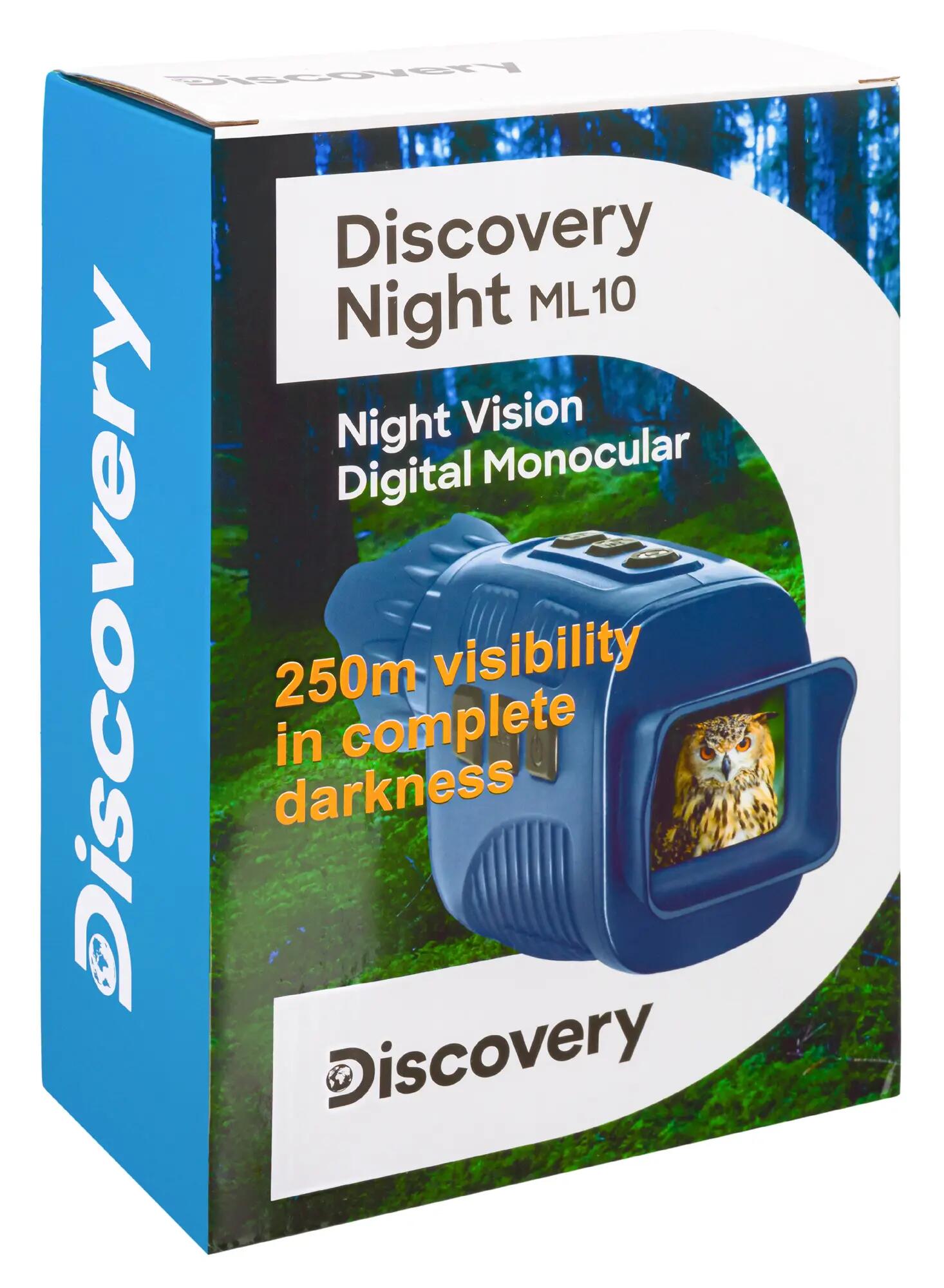 Monocular digital de visión nocturna Levenhuk Discovery Night ML10 con trípode. 14/15