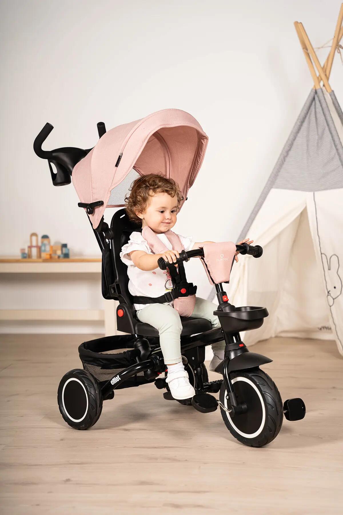 Olmitos - Triciclo Evolutivo Elliot 360º - Asiento Giratorio, Respaldo Ajustable 12/13