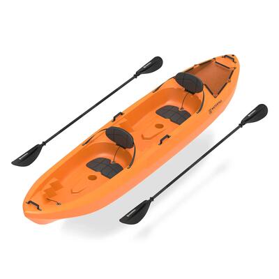 Waterfall sit-on-top kajak voor 2 personen oranje