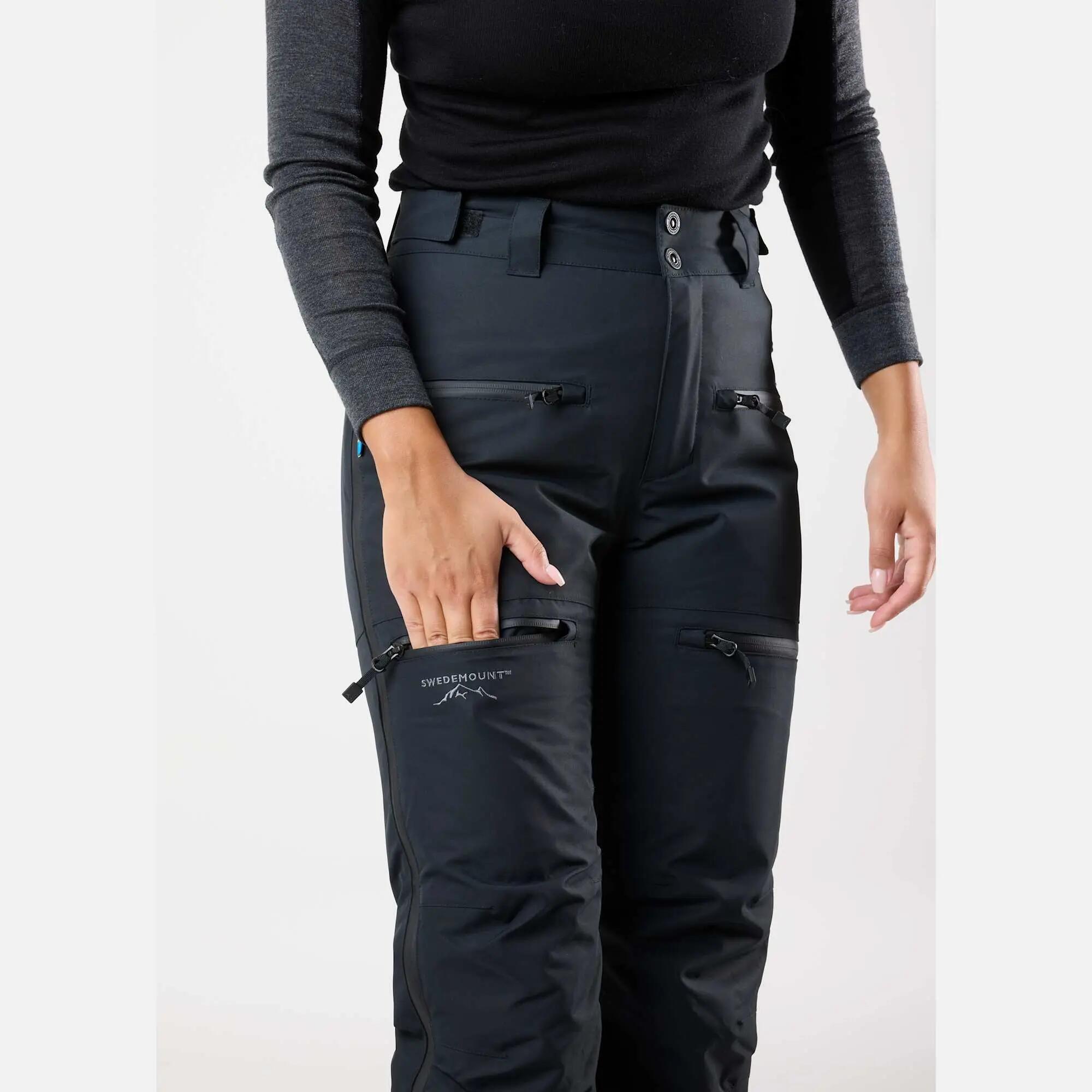 Pantalon Ski Femme Imperméable Freeride 8/10