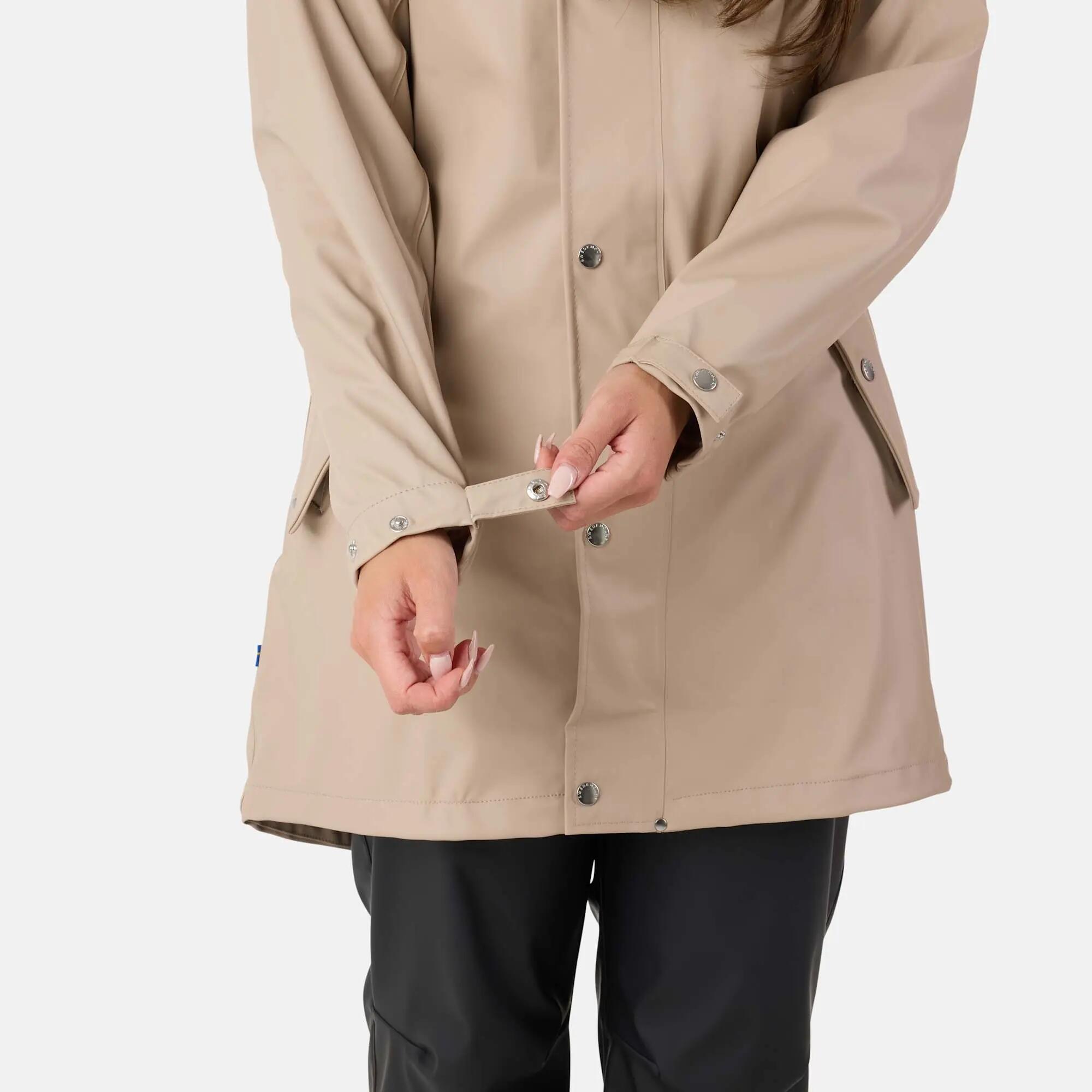 Veste de randonnée femme coupe-vent imperméable Väderöarna Coat W 8/8