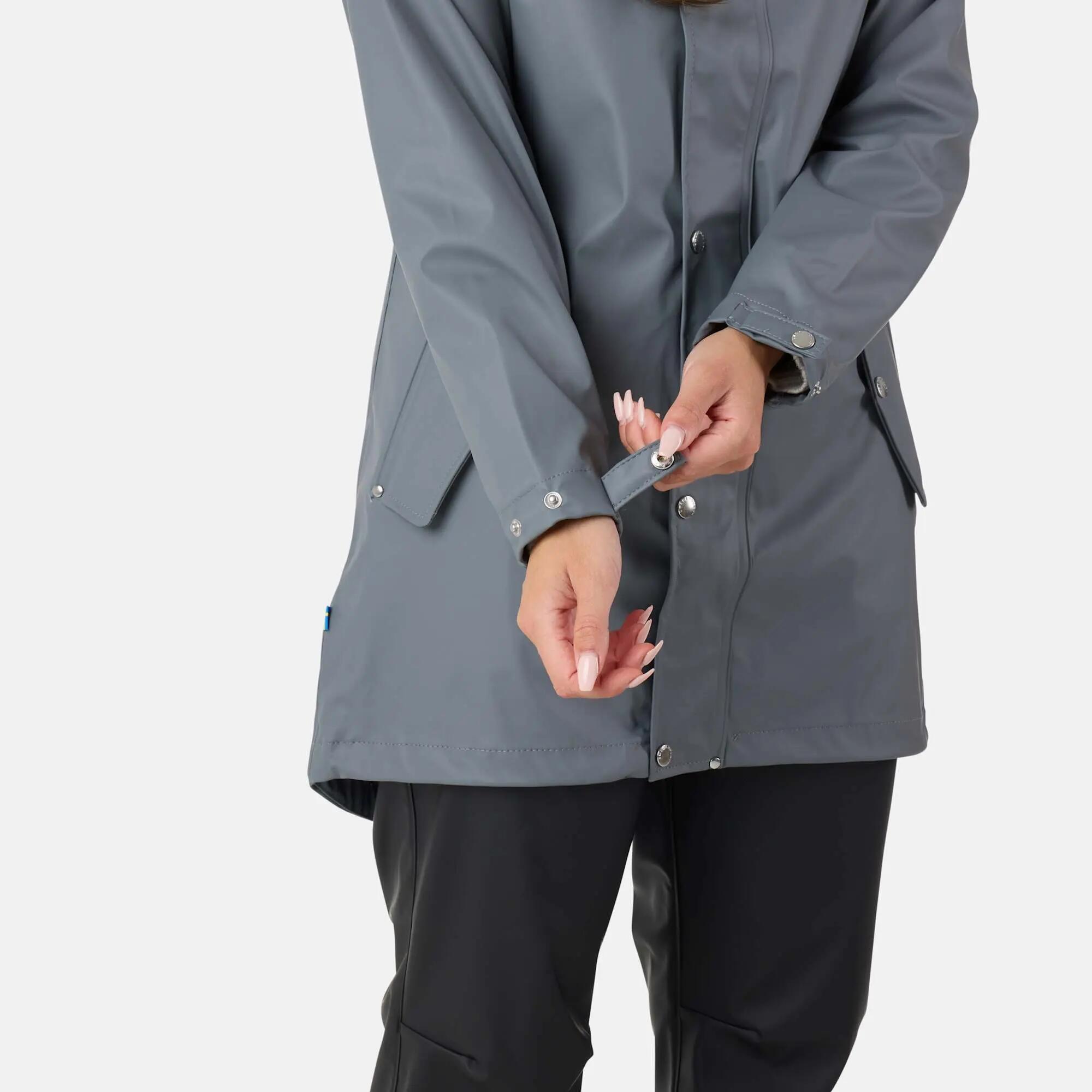 Veste de randonnée femme coupe-vent imperméable Väderöarna Coat W 8/8