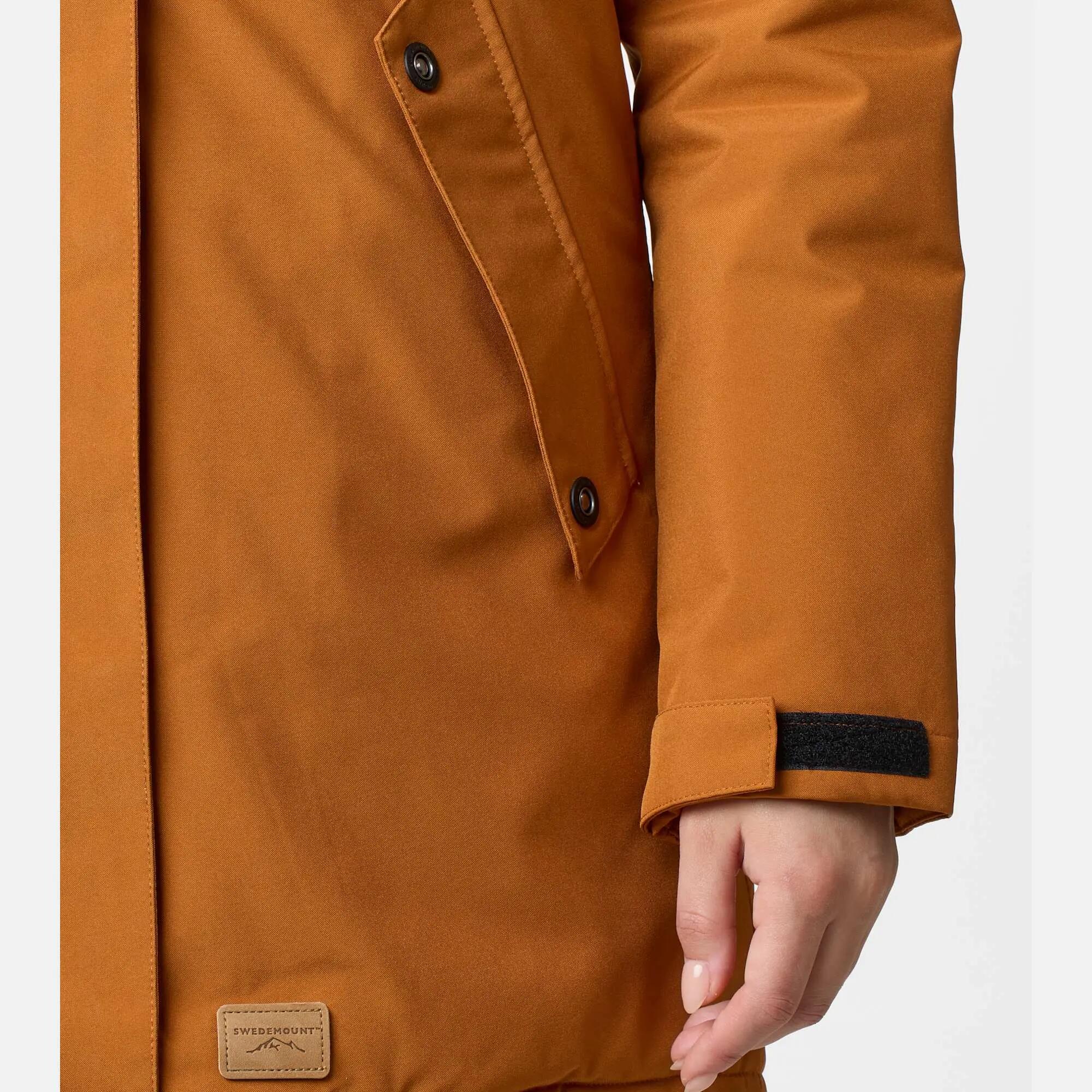 Veste de randonnée femme hiver imperméable coupe-vent isolée Sarek coat 10/11