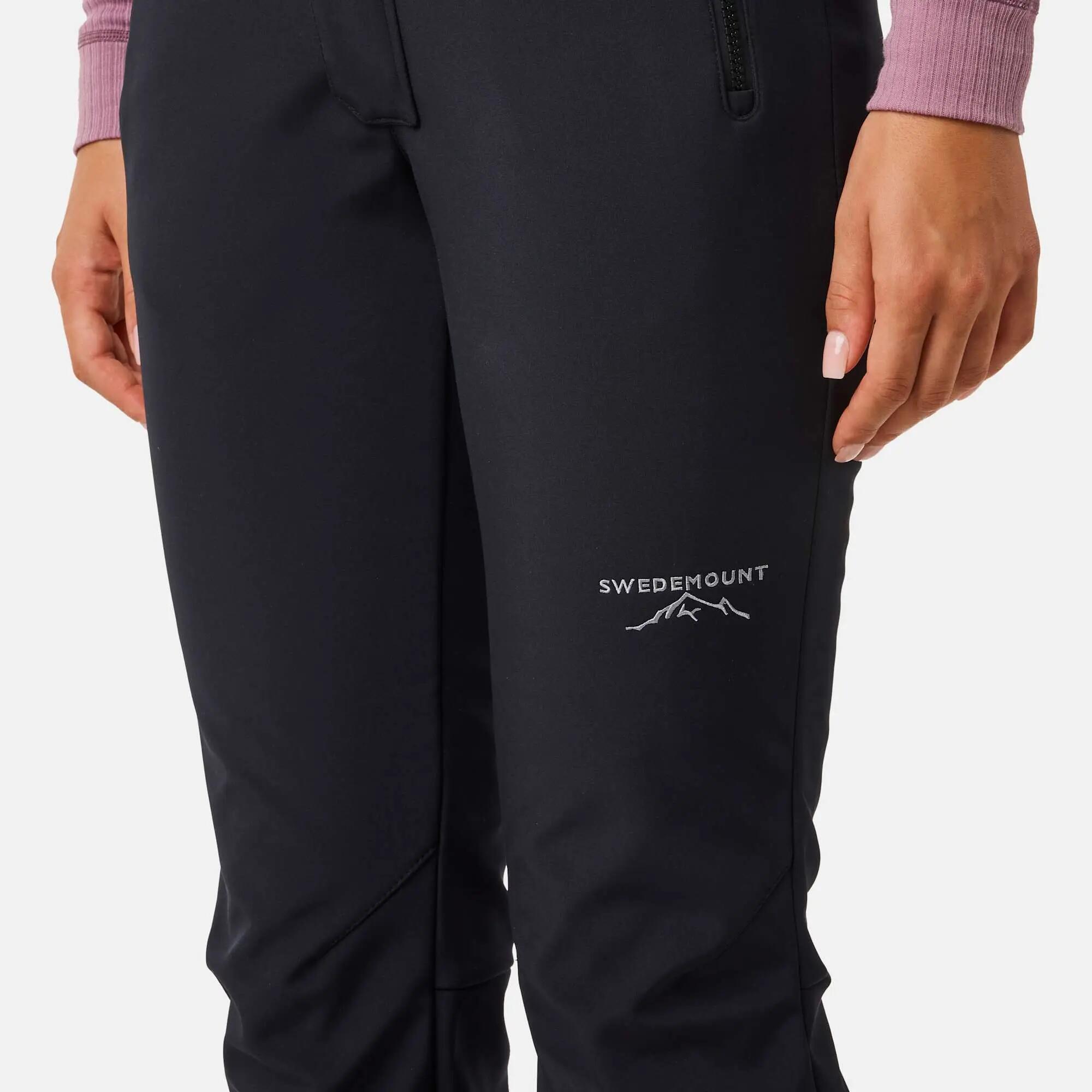 Pantalon de ski femme Softshell Vail imperméable coupe-vent avec bretelles 8/10