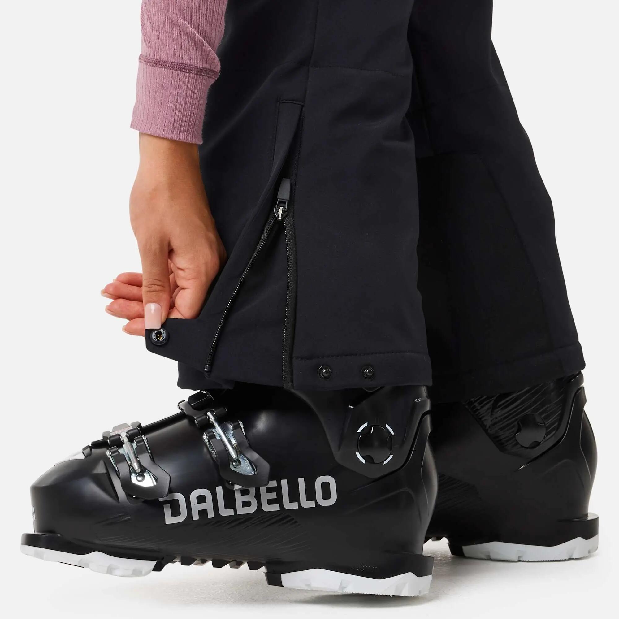 Pantalon de ski femme Softshell Vail imperméable coupe-vent avec bretelles 9/10