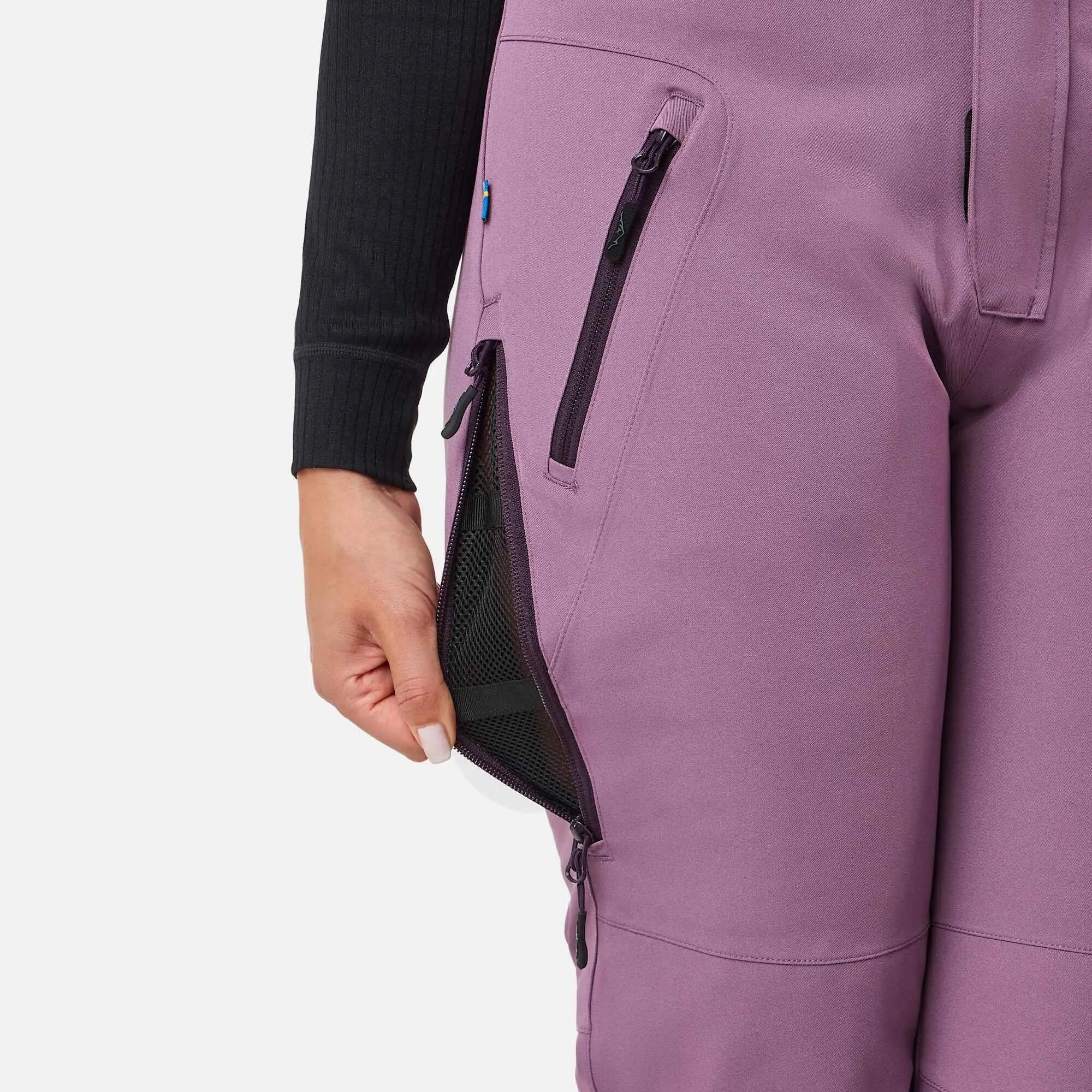 Women Skiing Bib Ski Pants Waterproof Cervinia 10/11