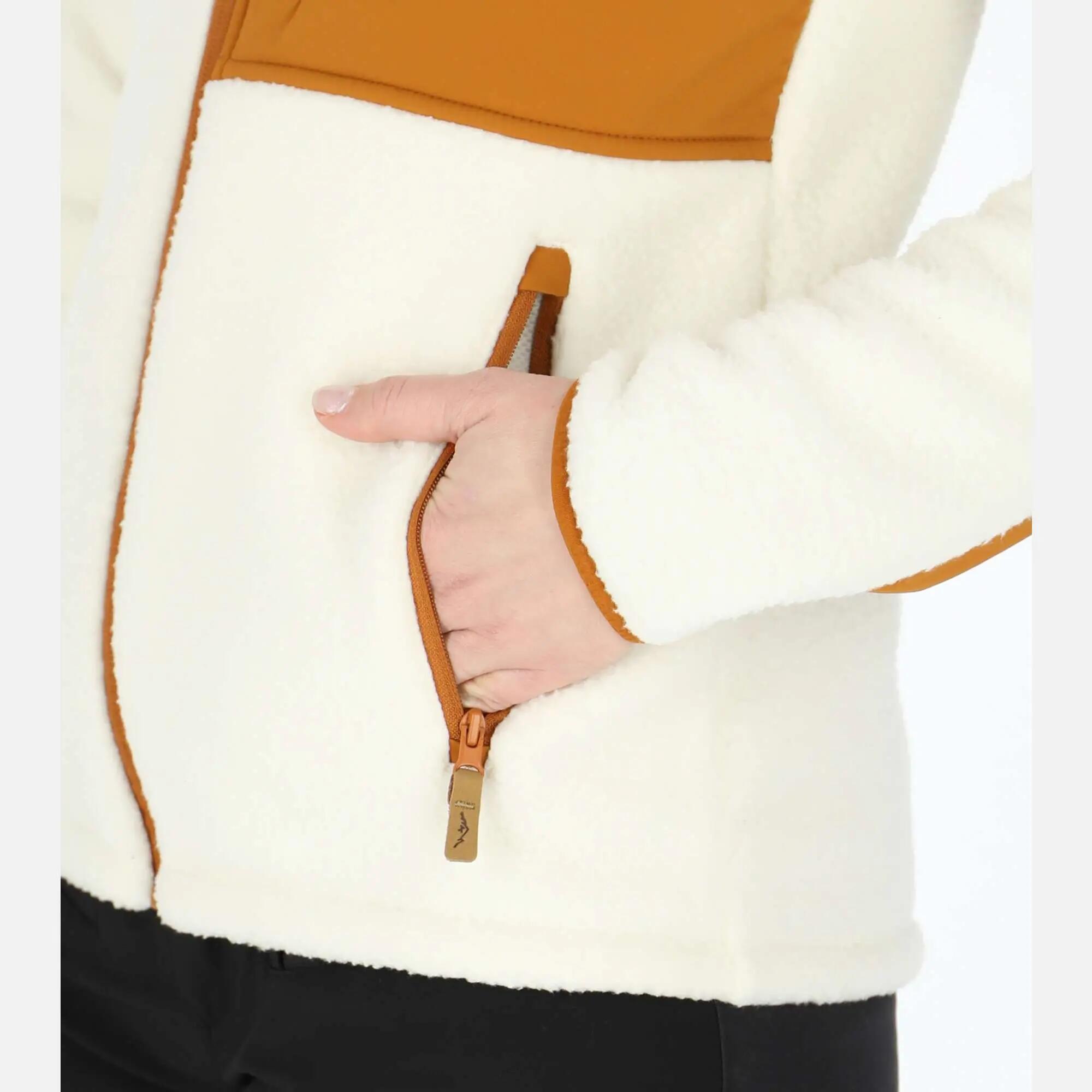 Veste polaire randonnée femme Nordkap Pile 8/10