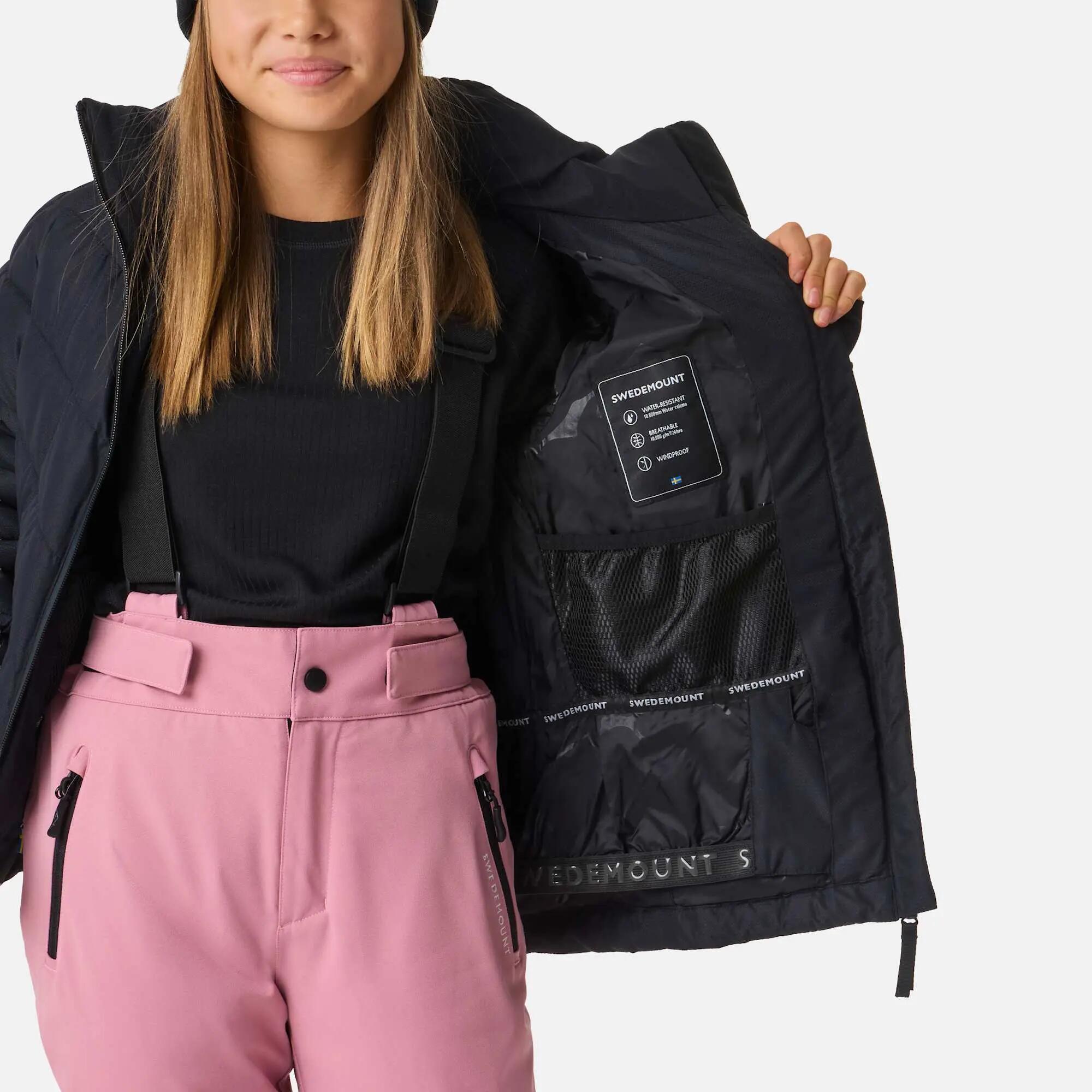 Veste de ski junior imperméable coupe-vent respirante Cervinia Puffer 9/13