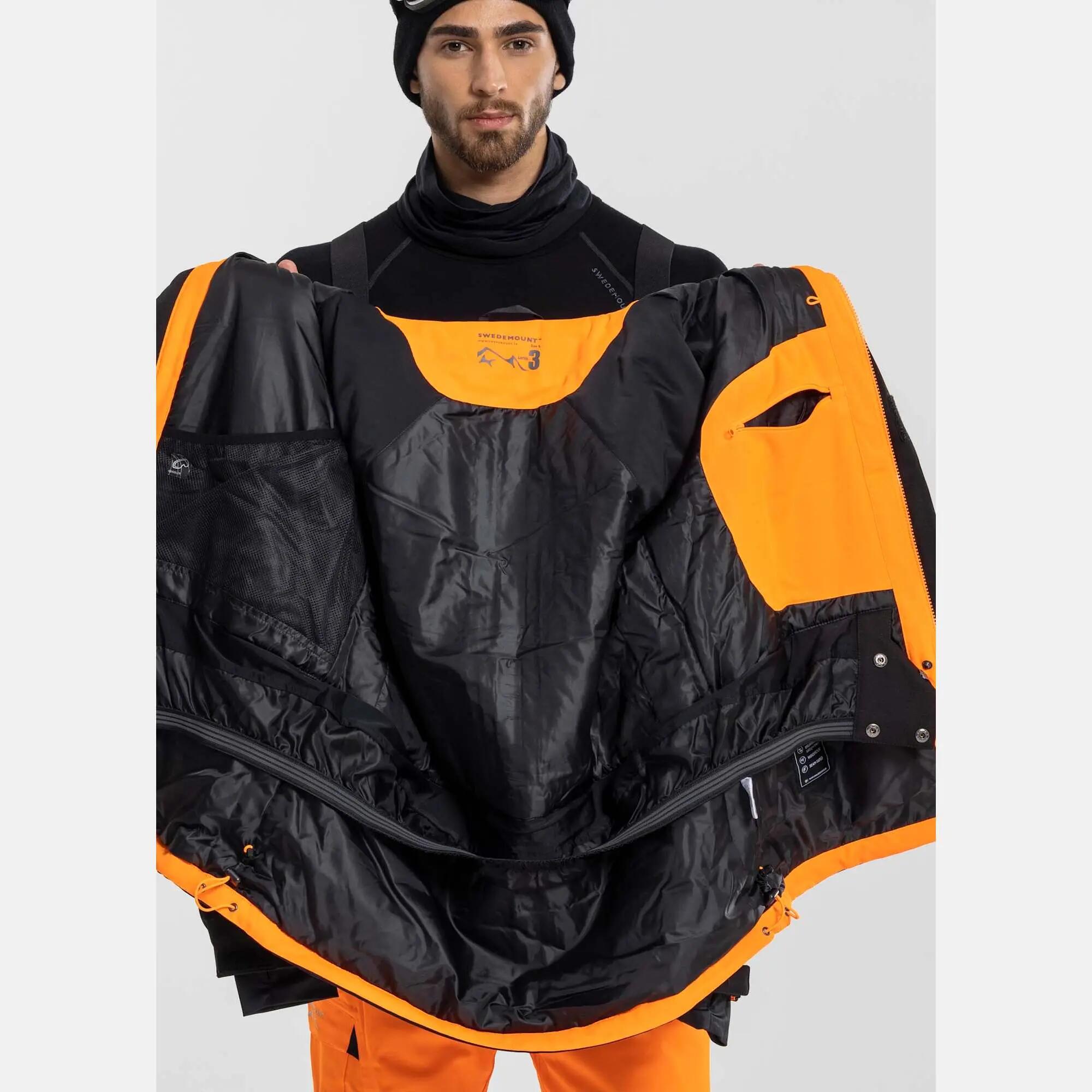 Herren Skifahren Skijacke Wasserdicht St. Anton 8/13