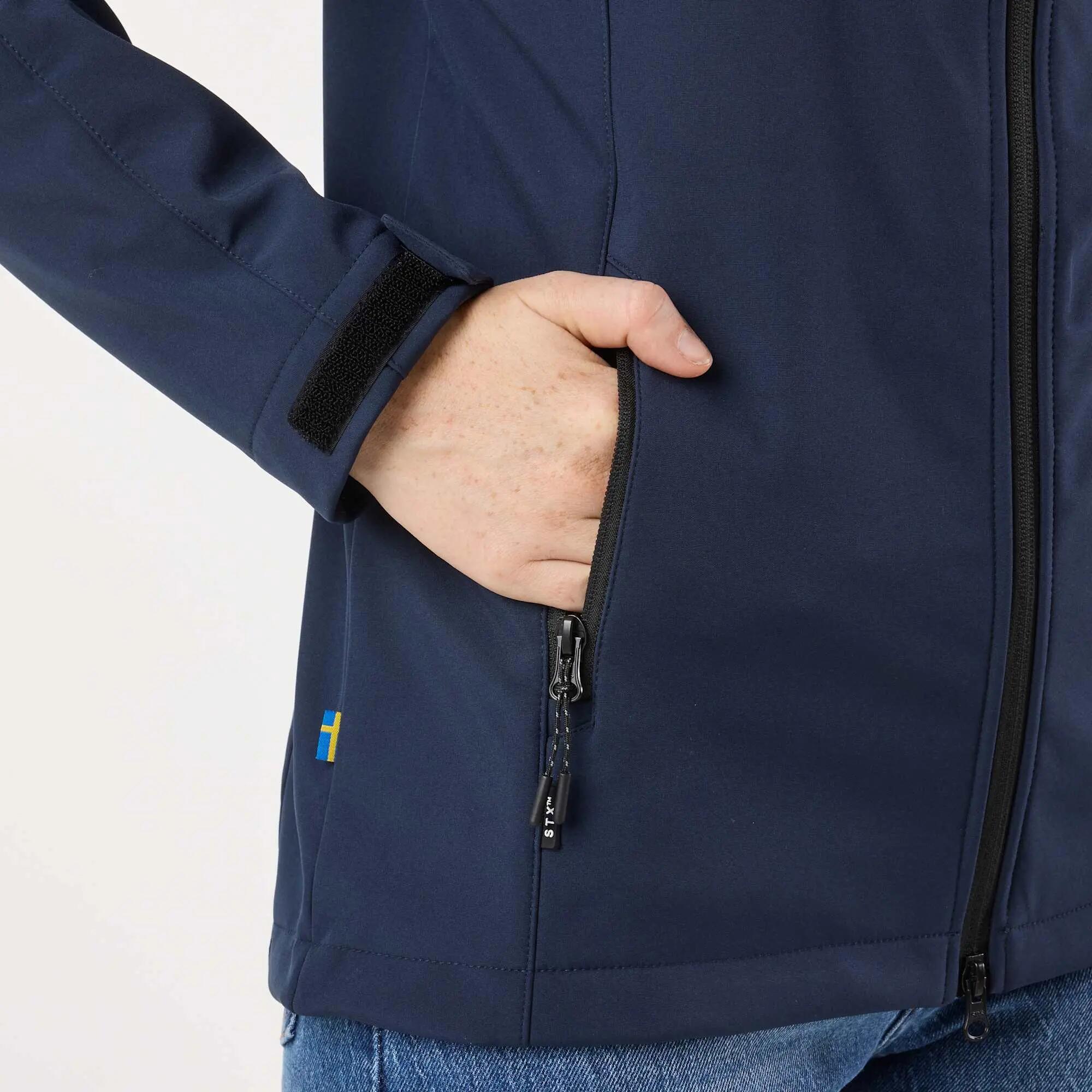 Softshell Jas Wandelen Vrouw Stryn Waterdicht 8/13