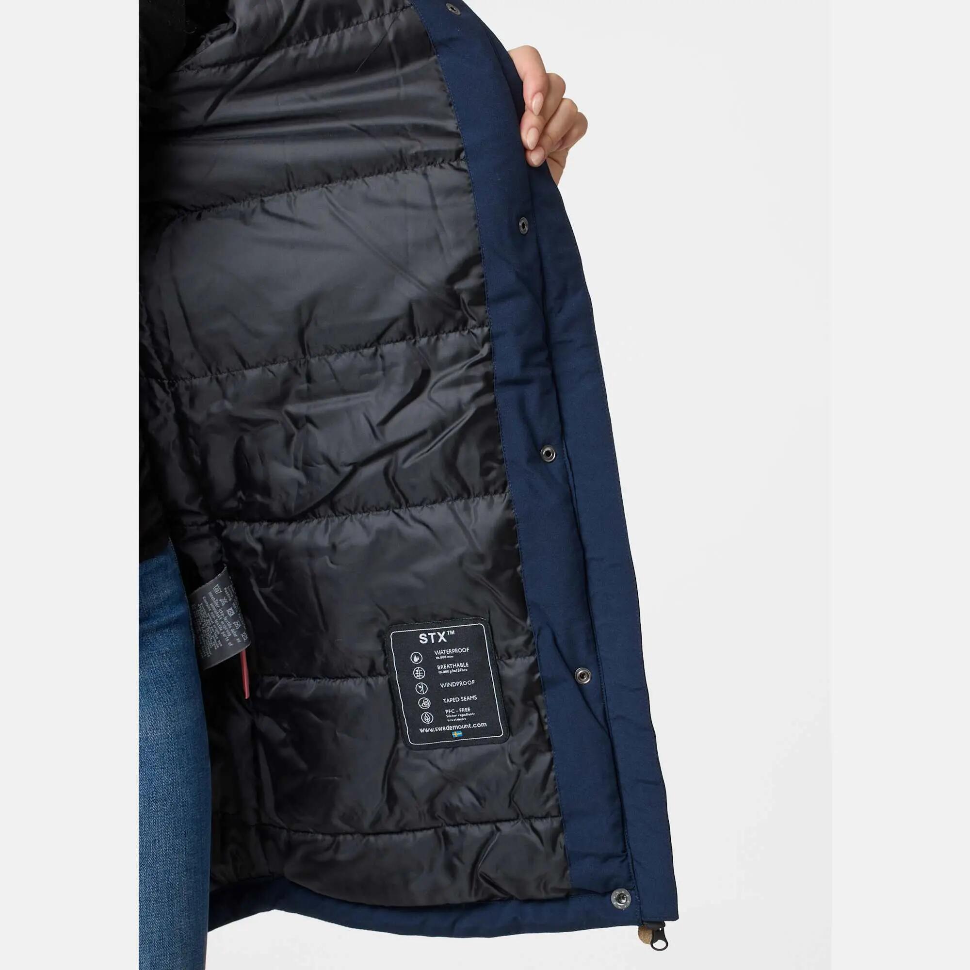 Veste de randonnée femme hiver imperméable coupe-vent isolée Sarek coat 11/11